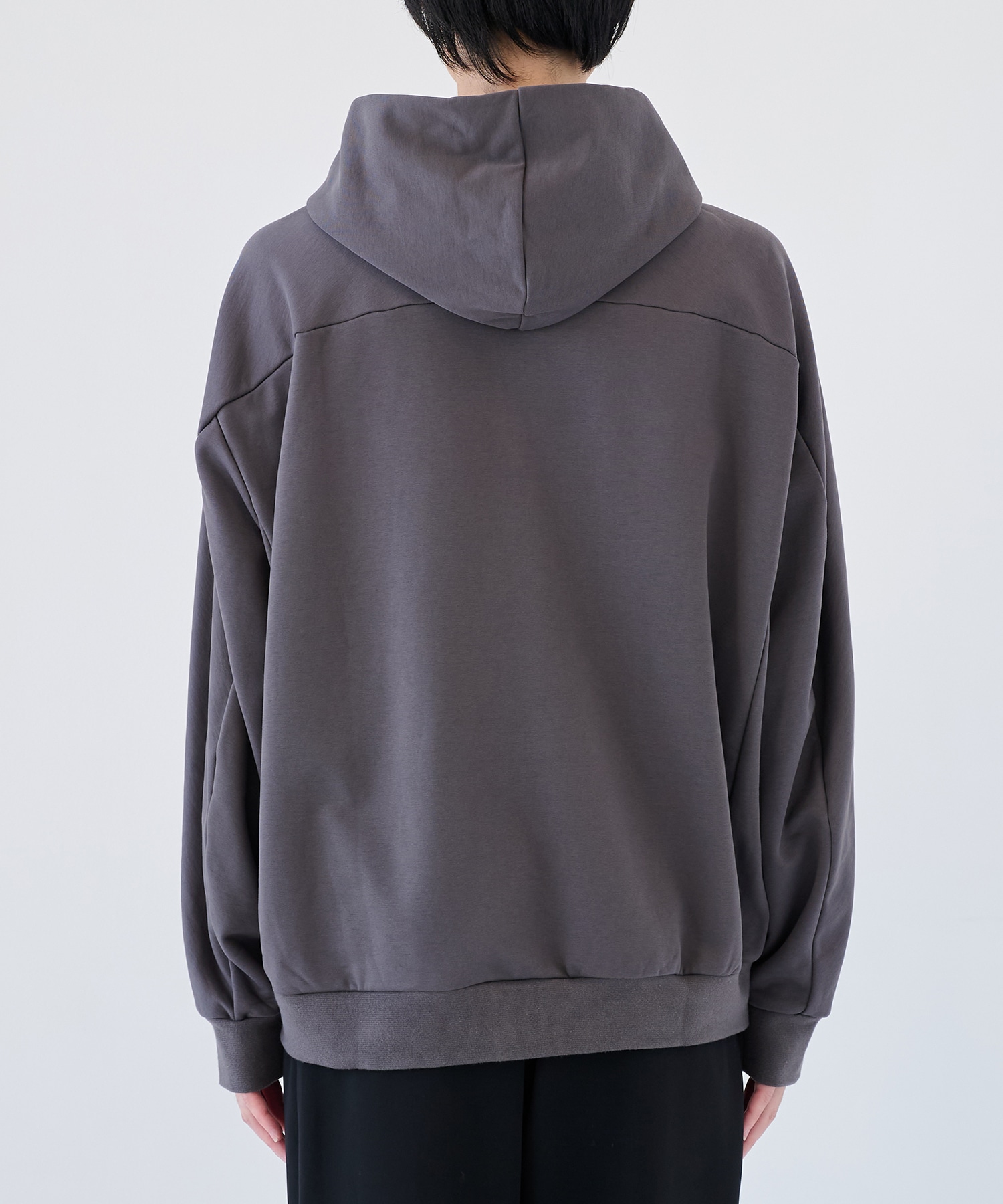 CO STRECH TERRY ZIP UP HOODIE ATTACHMENT