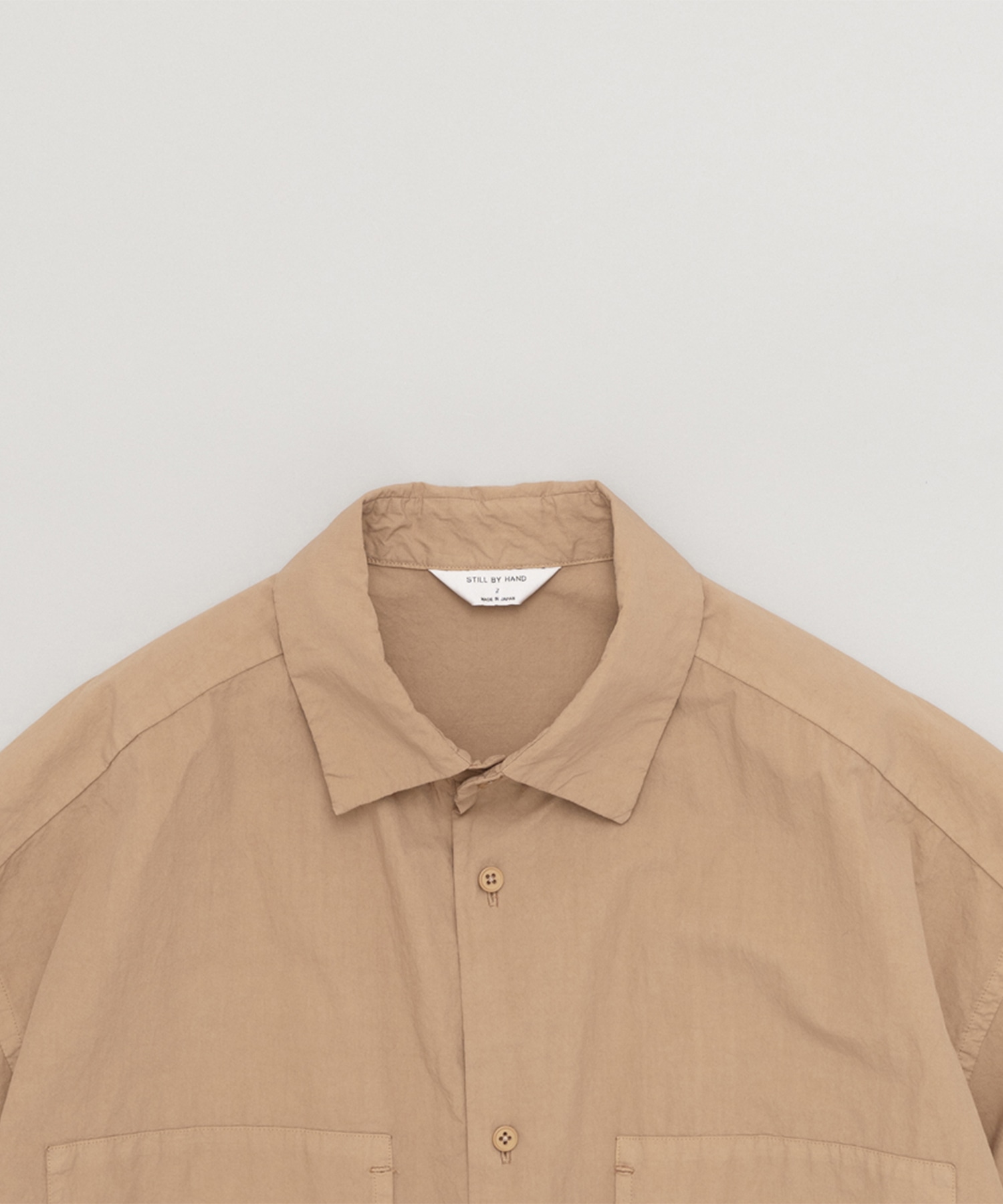 Garment-dye over shirt STILL BY HAND