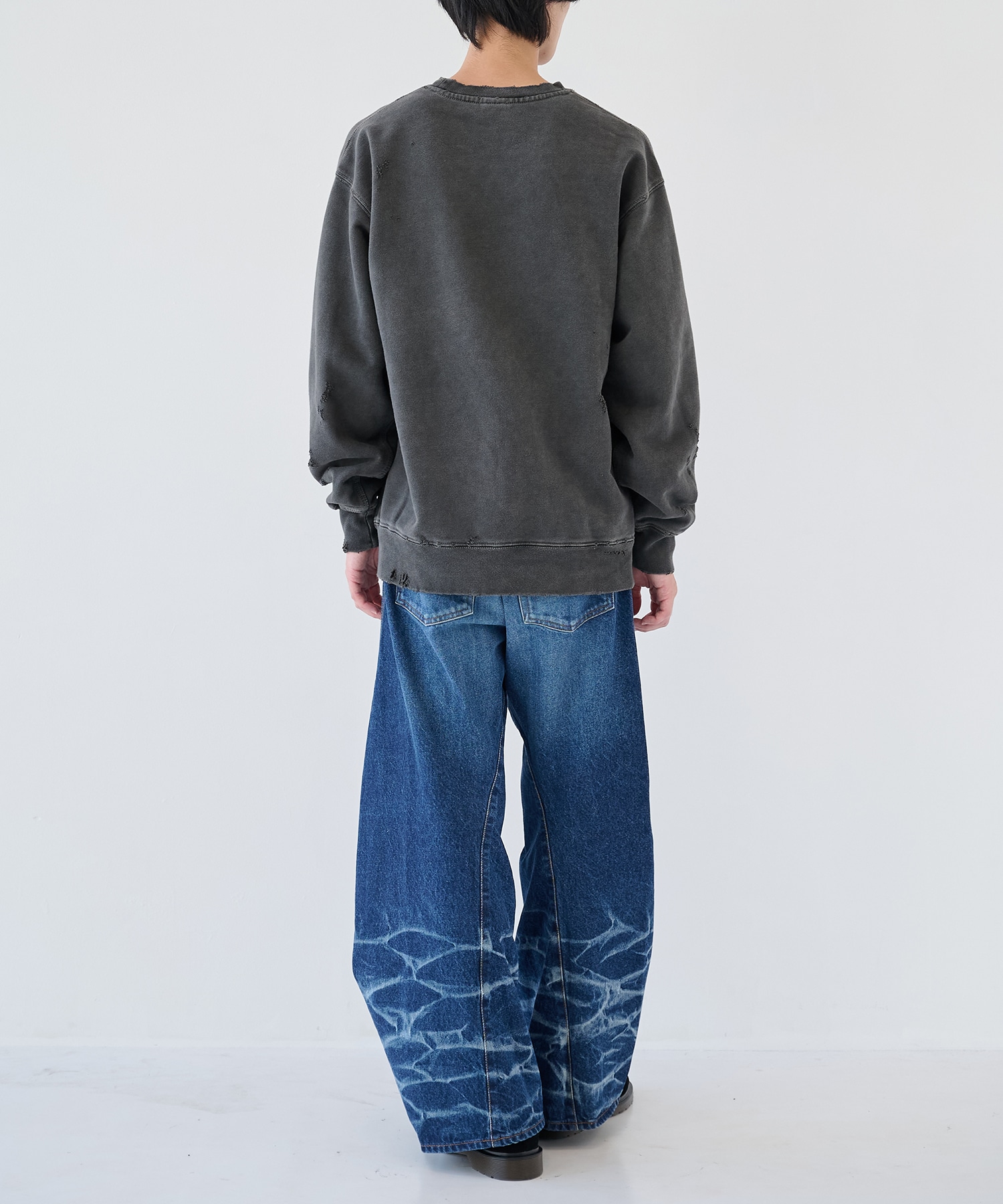 DAMAGE PIGMENT SWEAT CREW JieDa