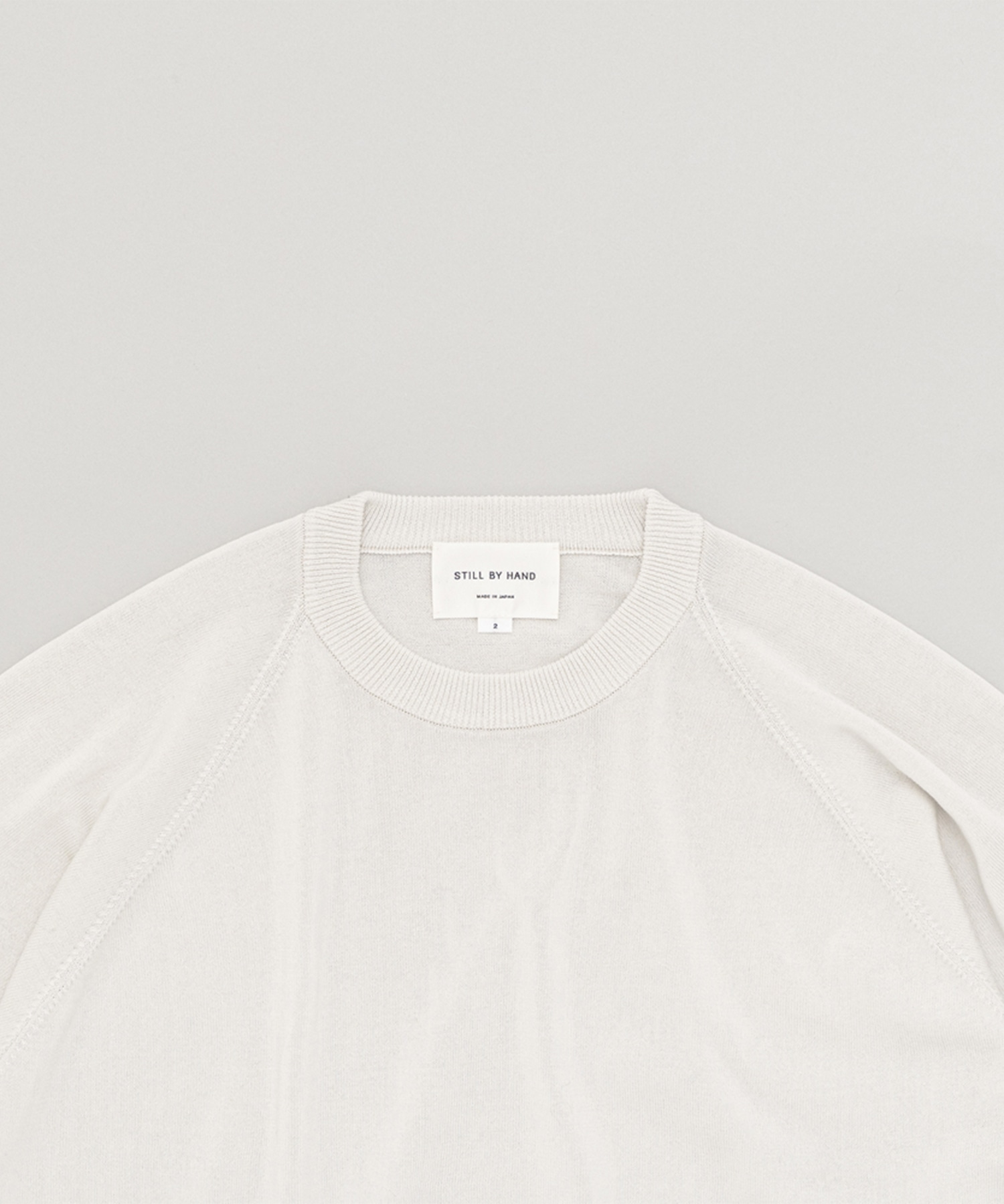 Cotton/silk pullover STILL BY HAND