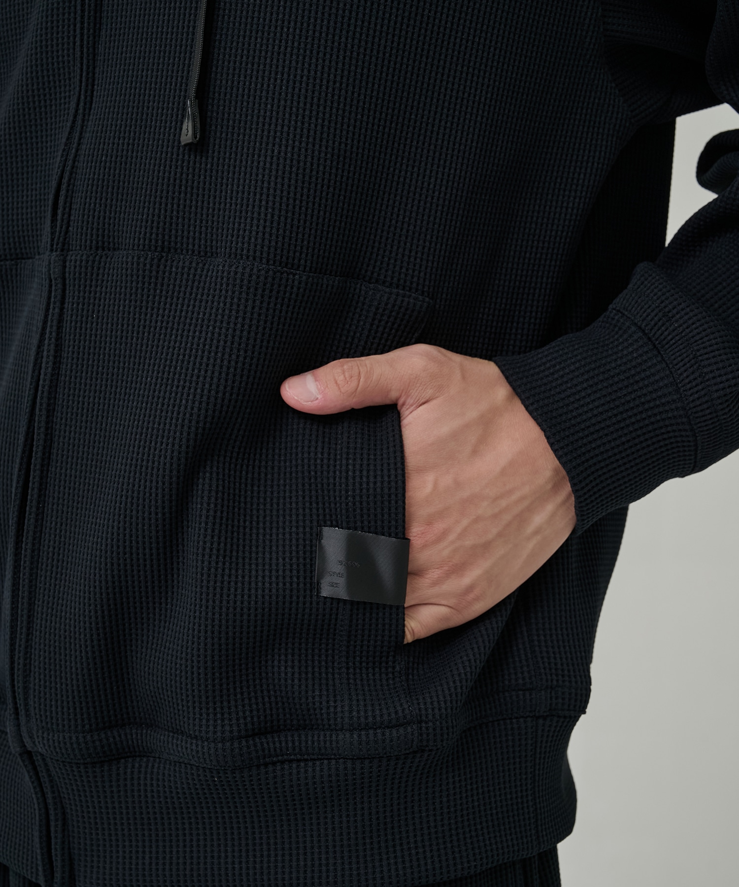 別注 WAFFLE ZIP UP HOODIE N.HOOLYWOOD