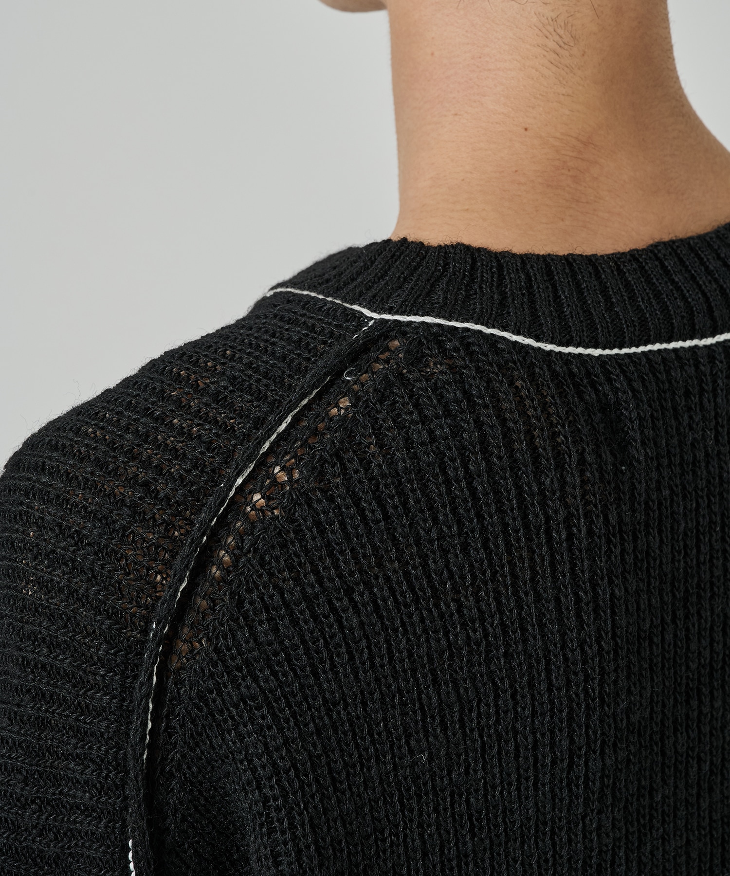 変形衿リブフラシ PO Yohji Yamamoto