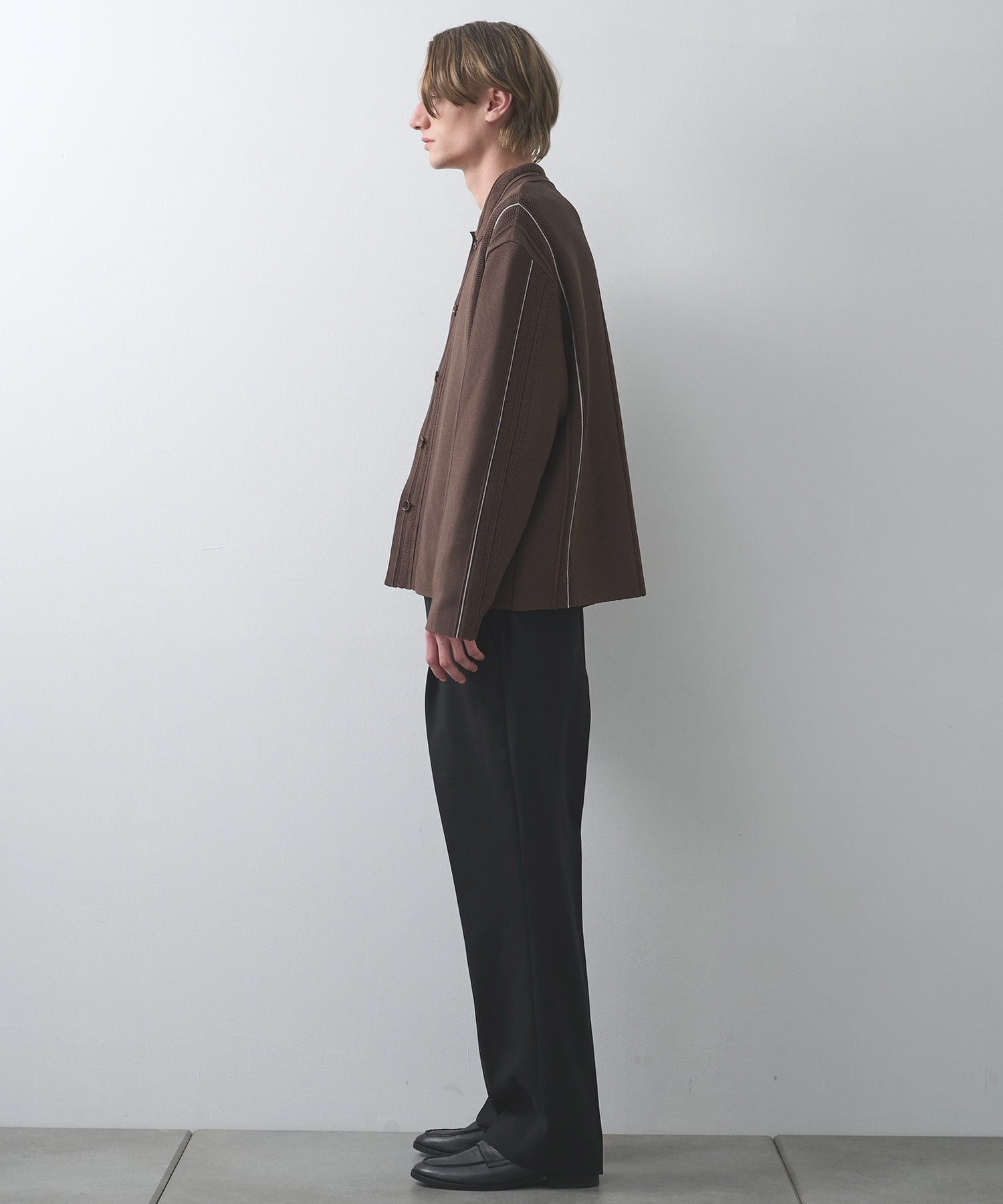 ラインニットシャツ WRAPINKNOT