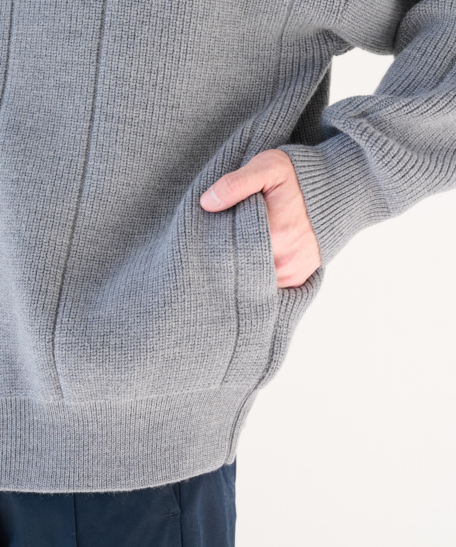 編地切替ドライバーズニット WRAPINKNOT