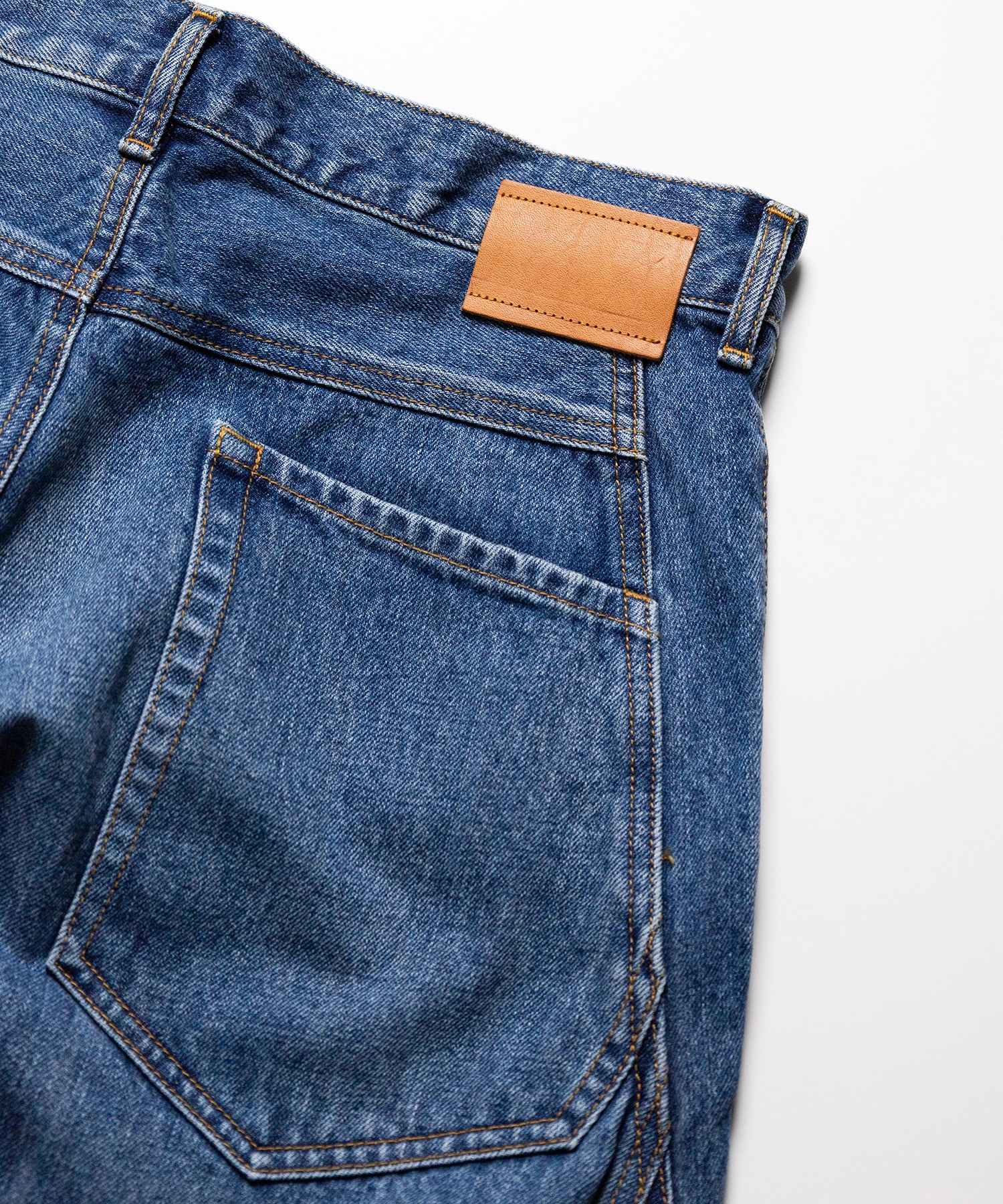 3D cutting denim pants KHOKI