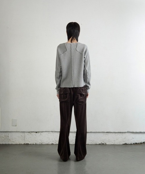 VELOUR 3D TWISTED LOUNGE PANTS NVRFRGT