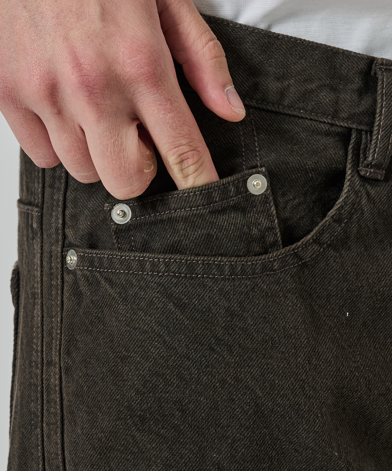 3D TWISTED WIDE LEG JEANS NVRFRGT