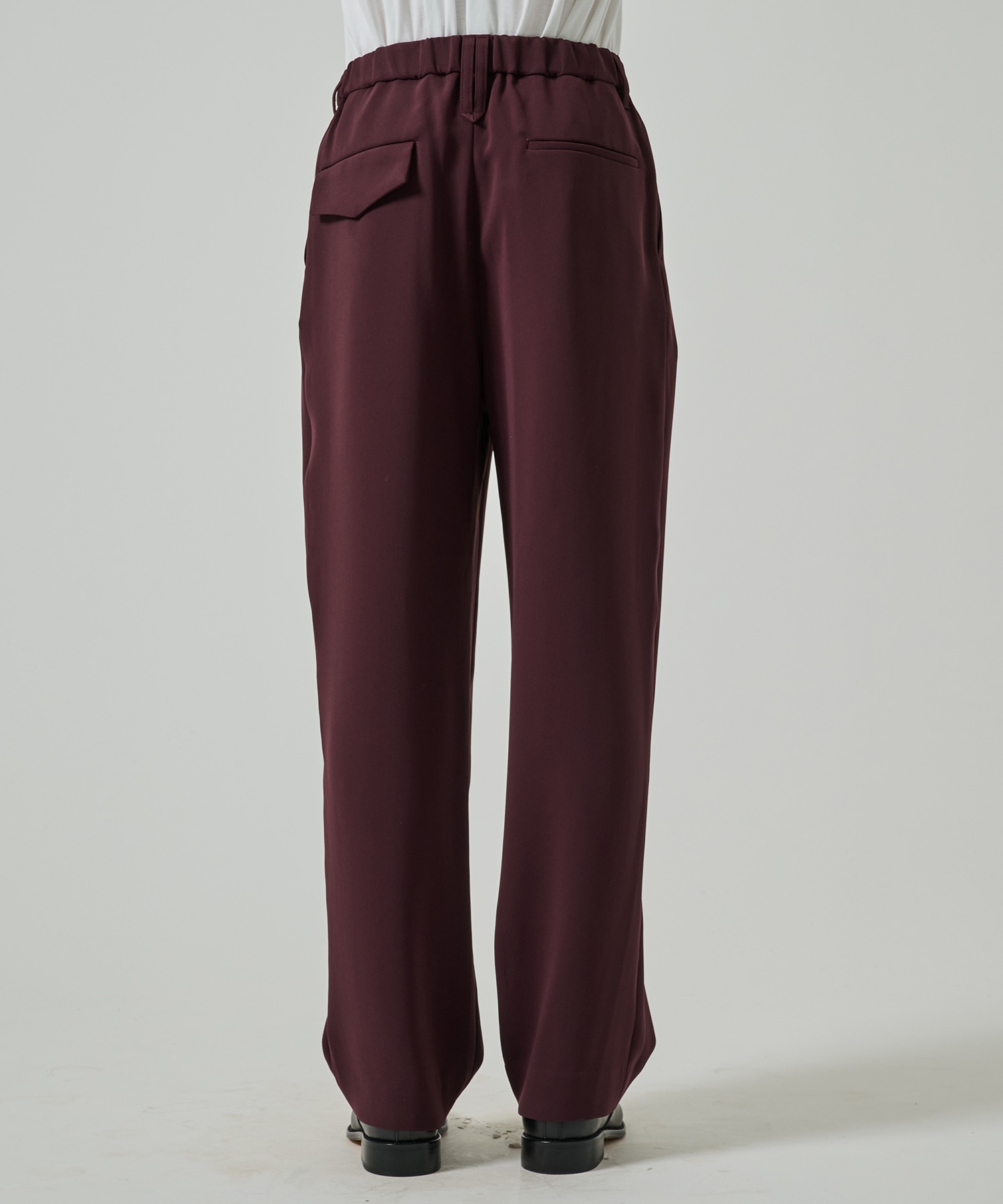 Double Cloth 3Tuck Semi Wide Pants CULLNI