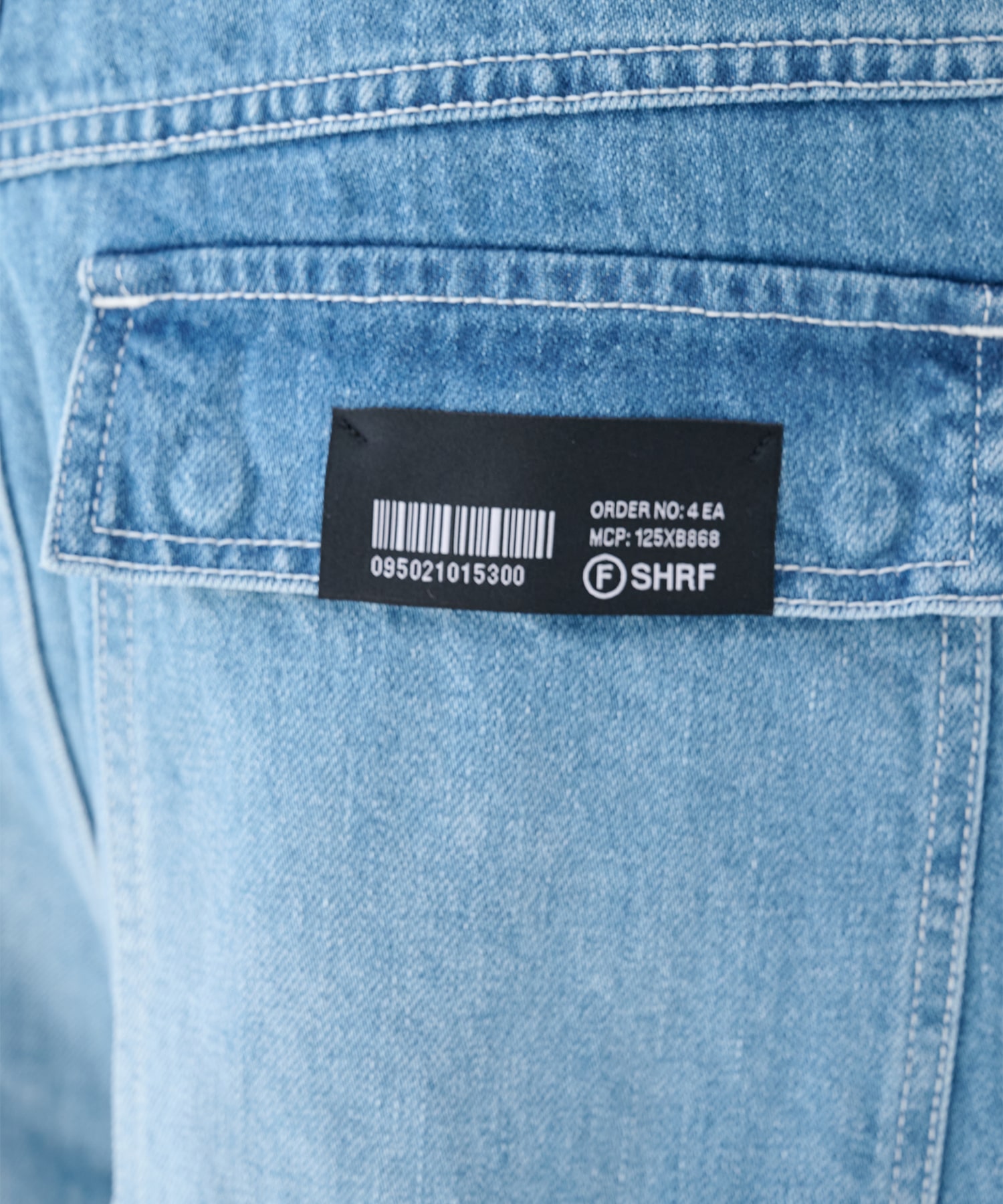 WIDE 3D DENIM SHAREEF