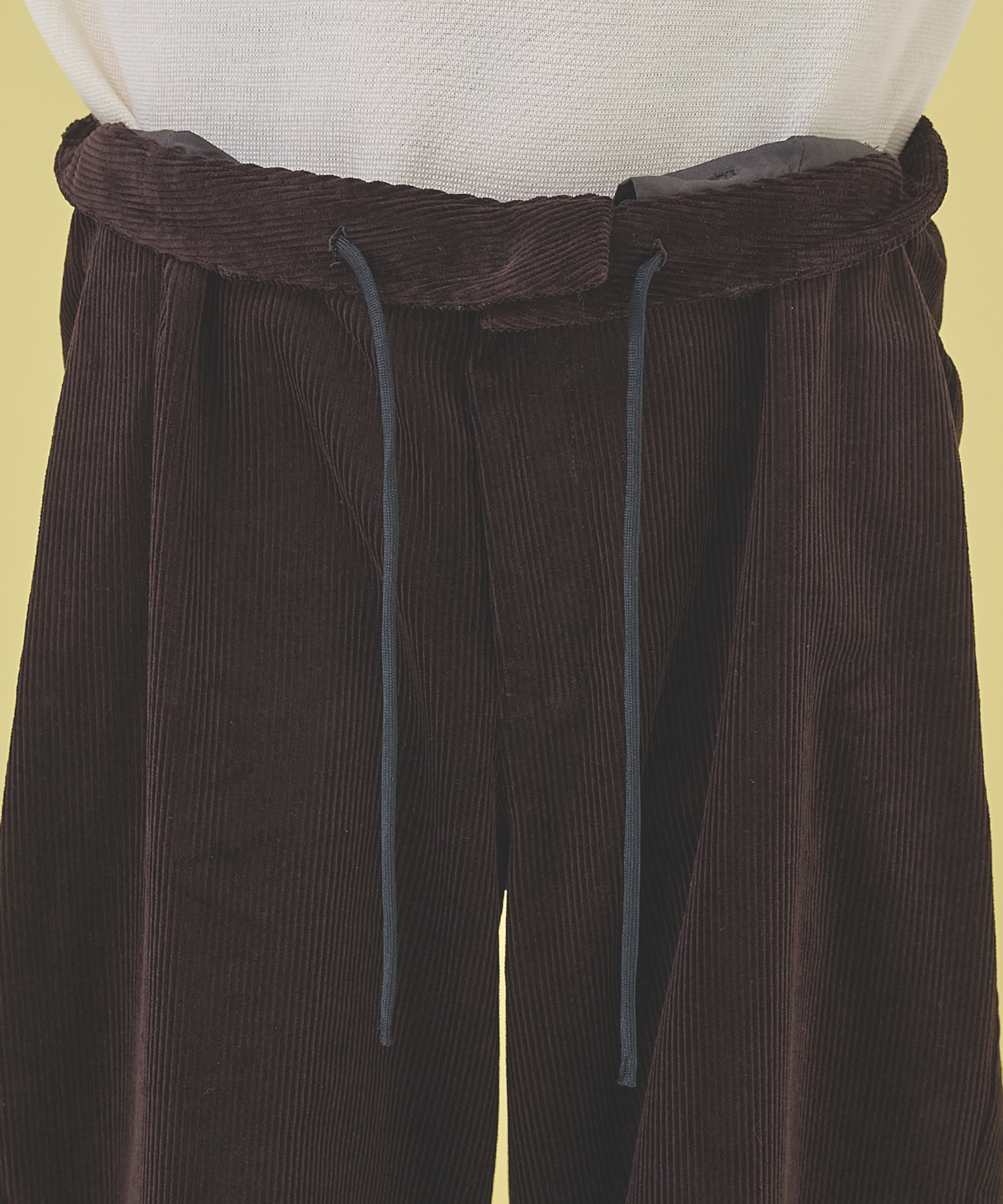 CORDUROY WIDE PANTS STUDIOUS