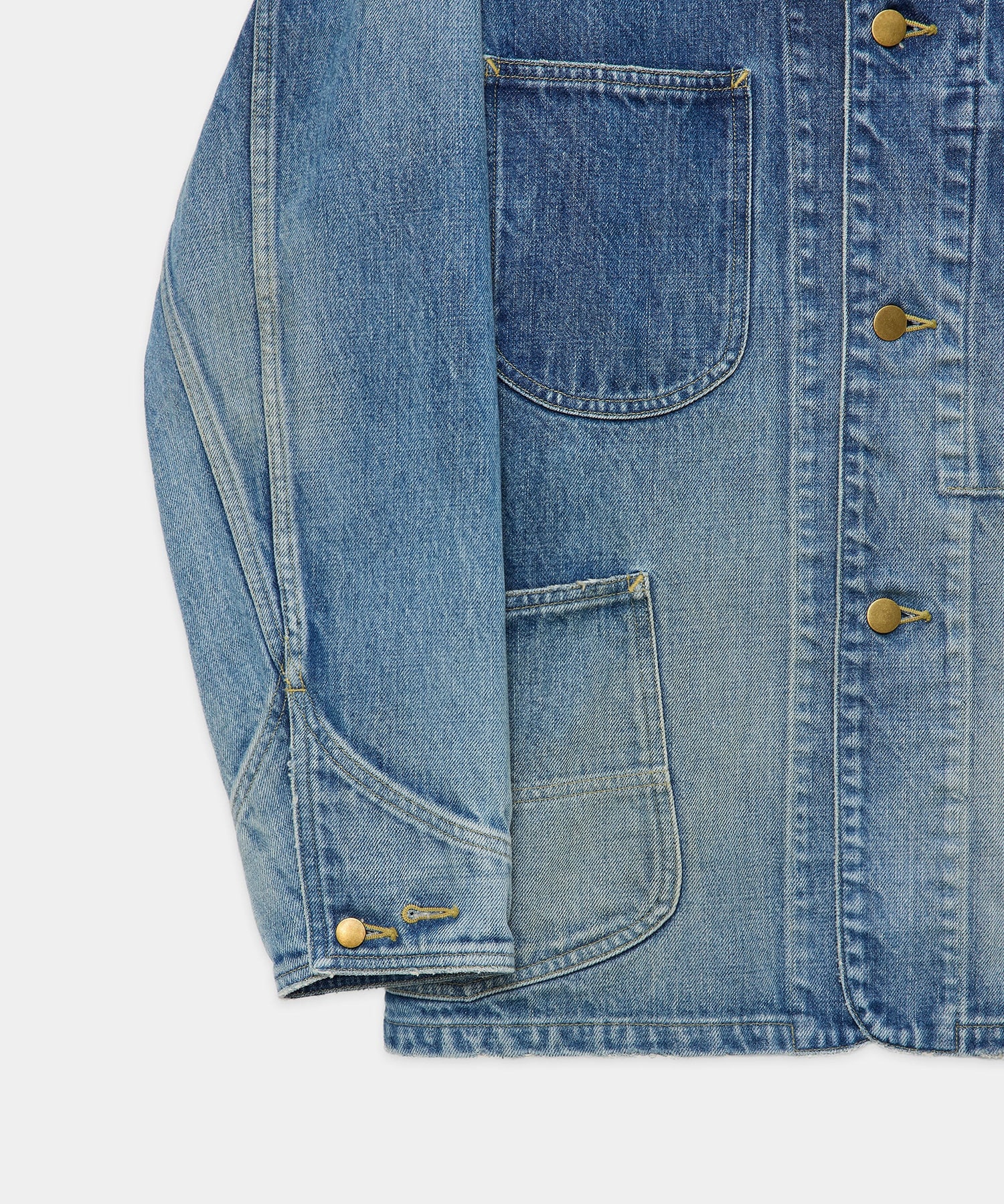 オーガニックコットン 13.5oz セルビッチデニム / カバーオールジャケット MARKAWARE/marka