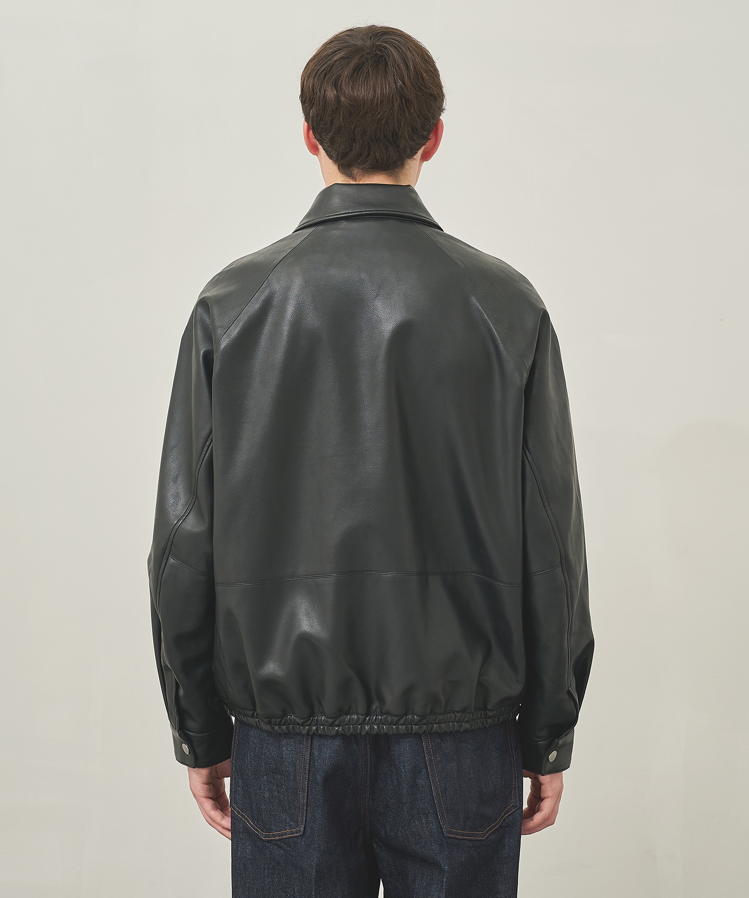 MODERN LEATHER BLOUSON STUDIOUS