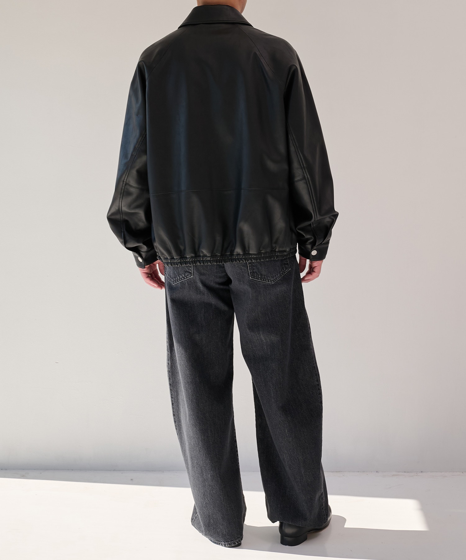 MODERN LEATHER BLOUSON STUDIOUS
