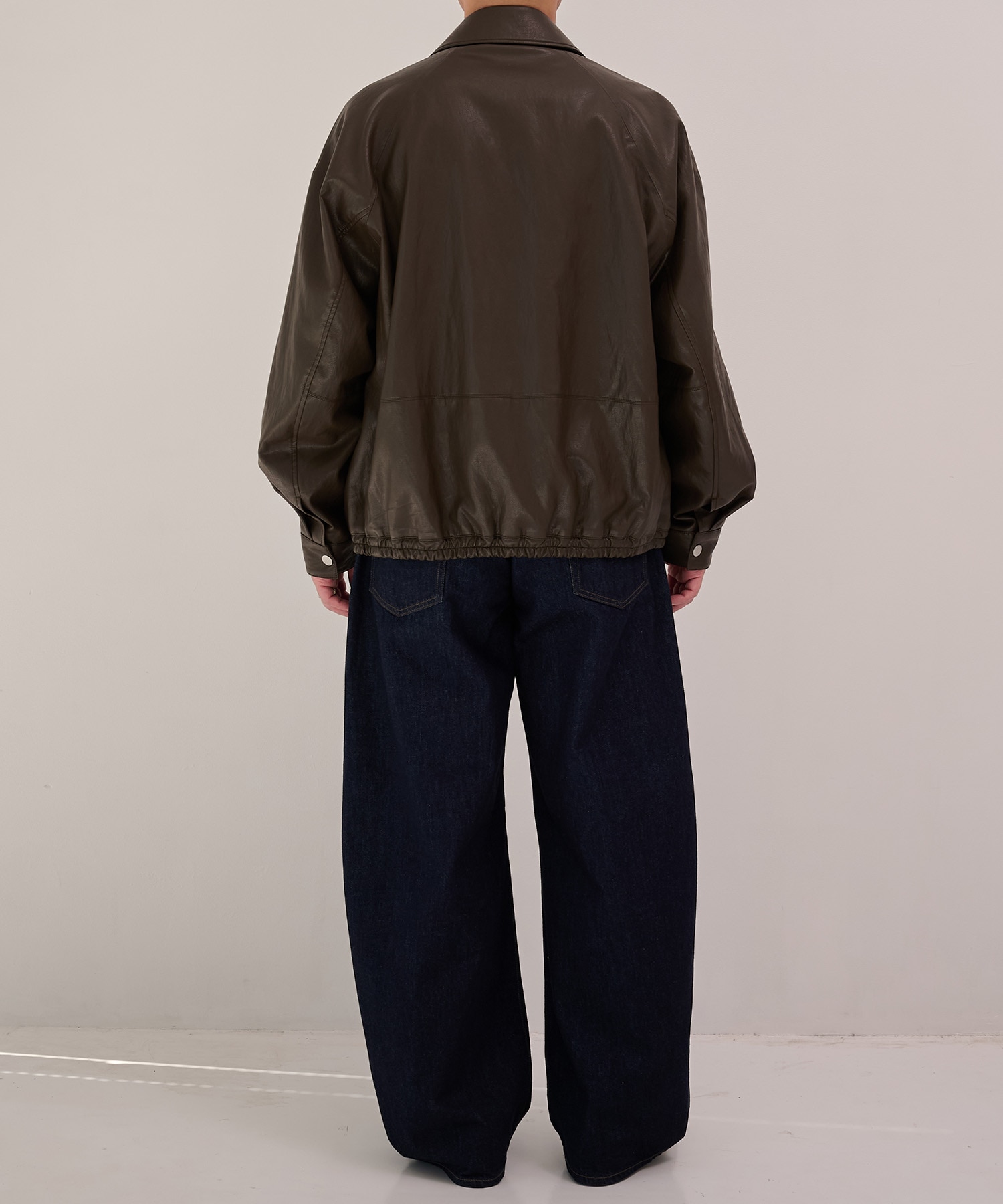 MODERN LEATHER BLOUSON STUDIOUS