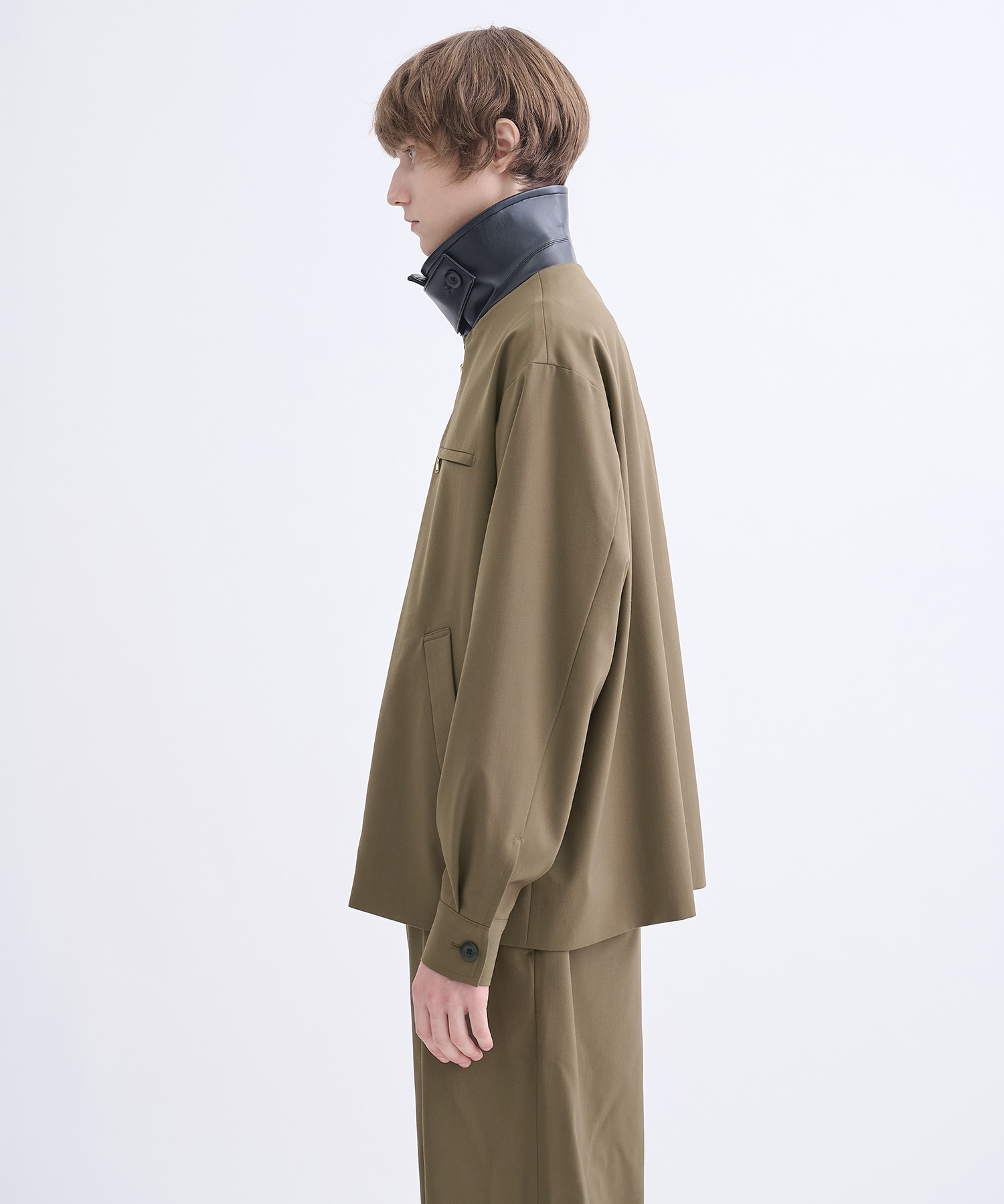 別注 Leather Color Zip Blouson CULLNI