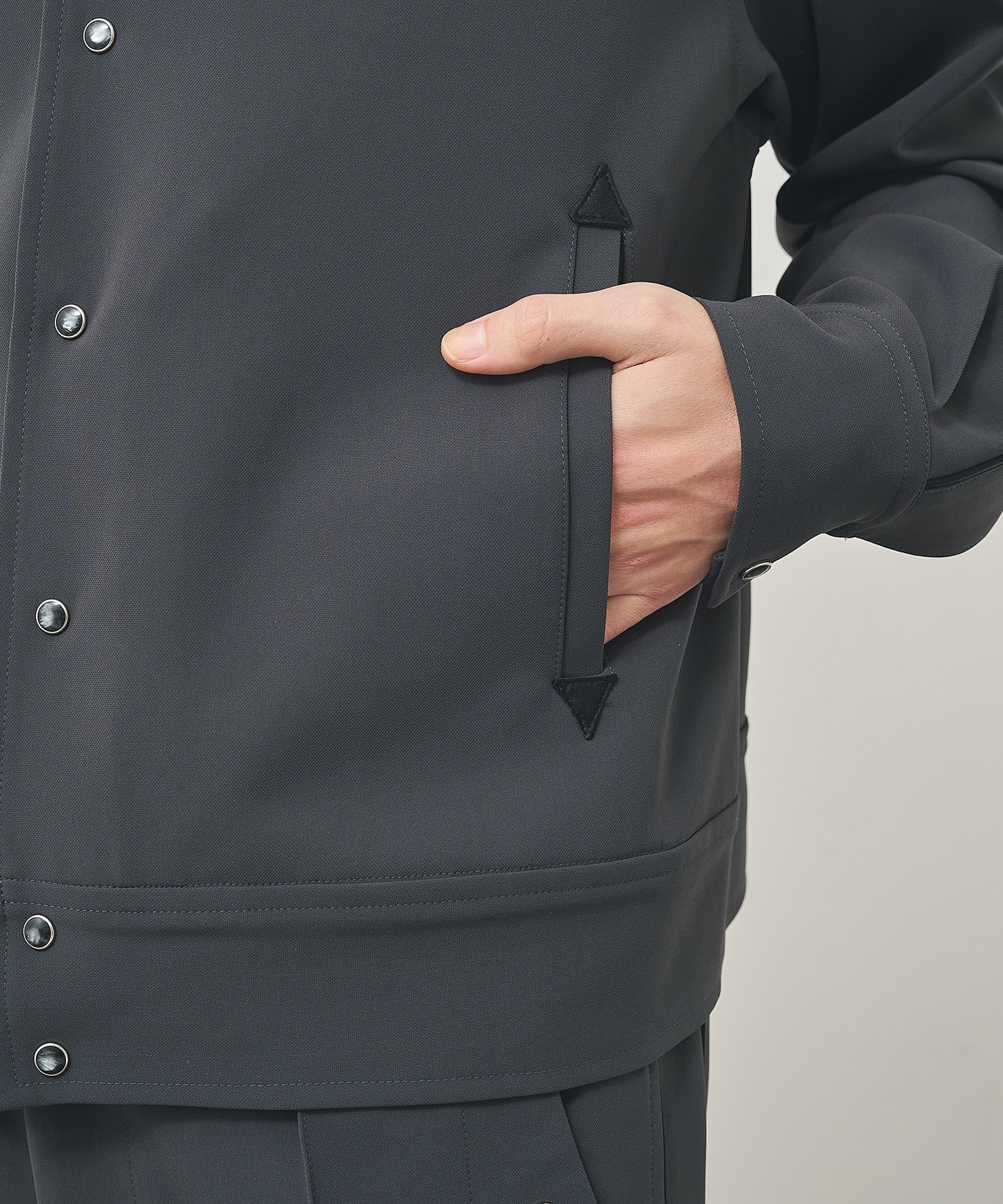 別注 Piping Cowboy Jacket - Poly Double Cloth NEEDLES