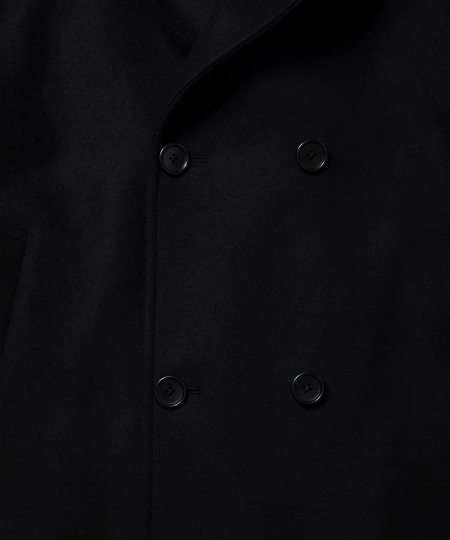 Wool Melton Double Breasted Jedi Coat COOTIE PRODUCTIONS