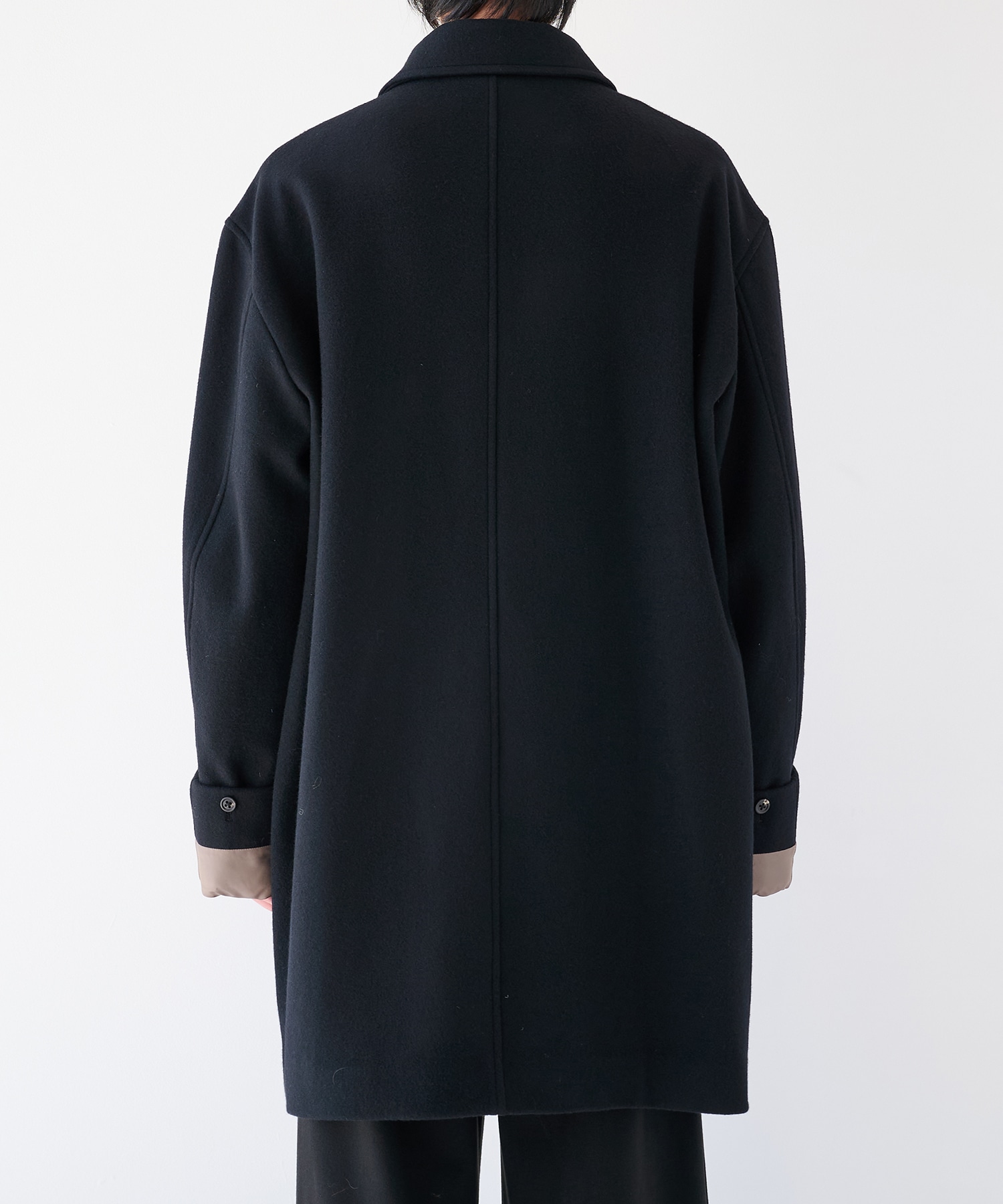 ステンカラーロングスリーブコート SASAKI SATORU