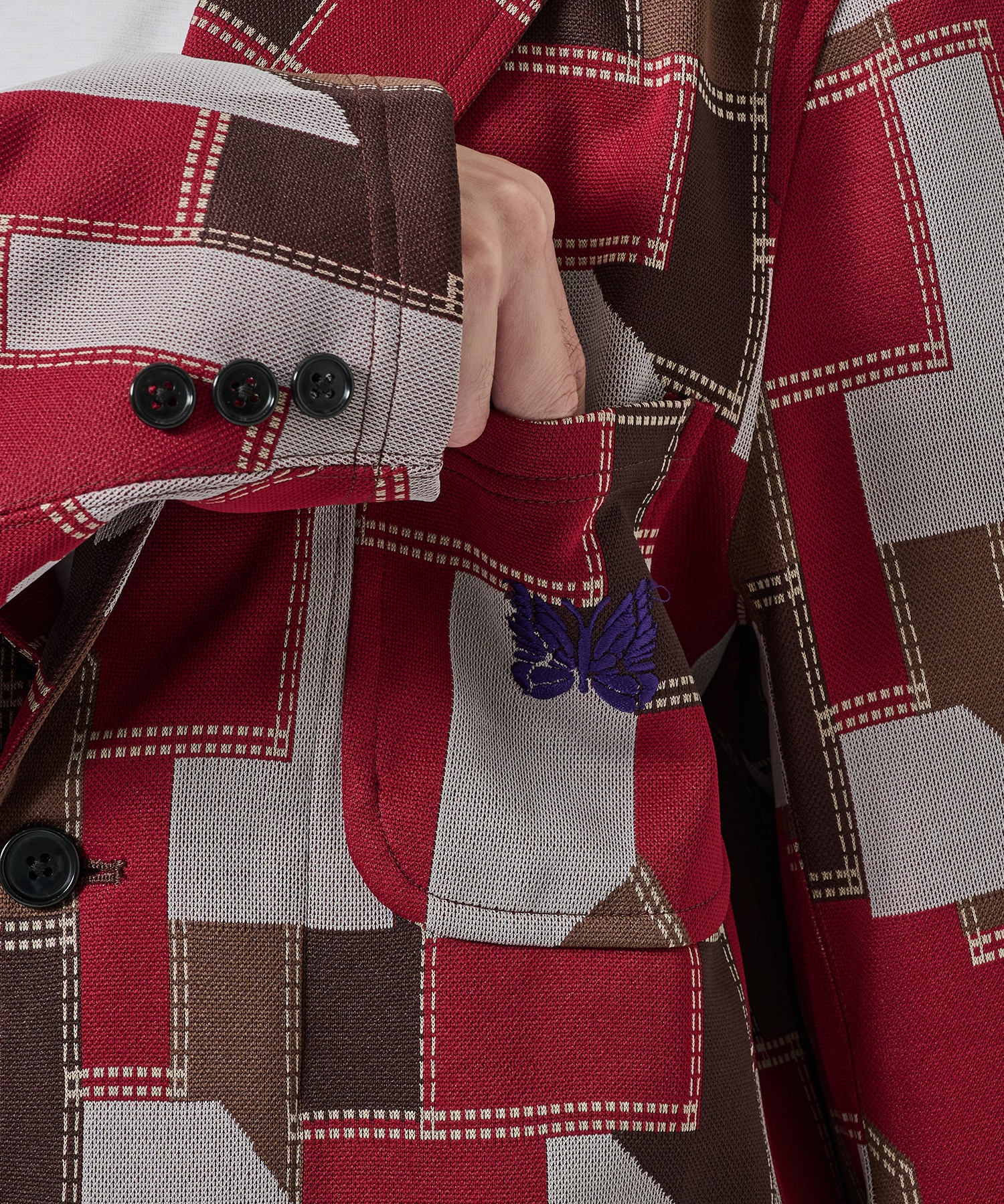 2B Jacket - Poly Jacquard NEEDLES