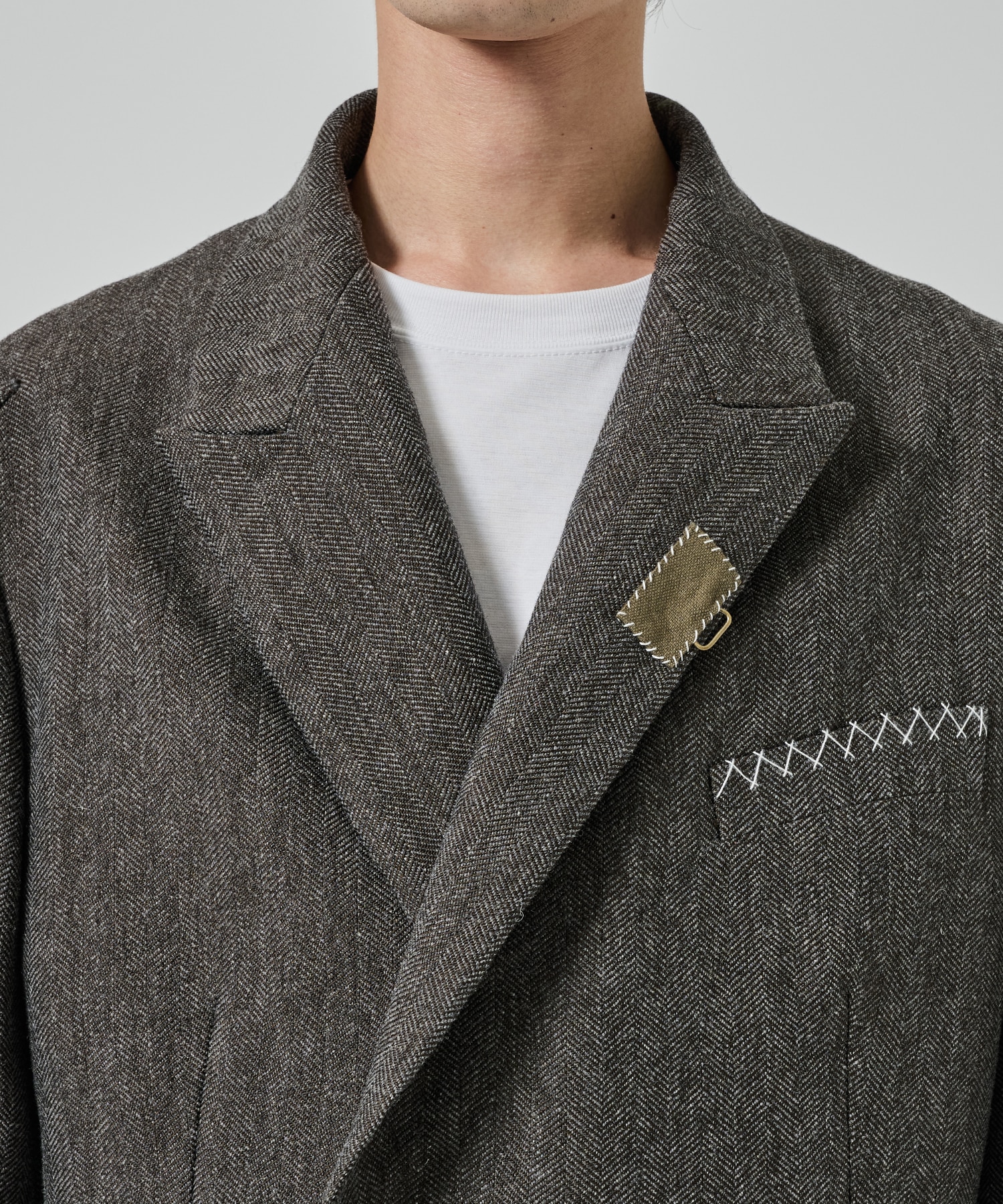 25WCM-J02105 TWEED JACKET kolor