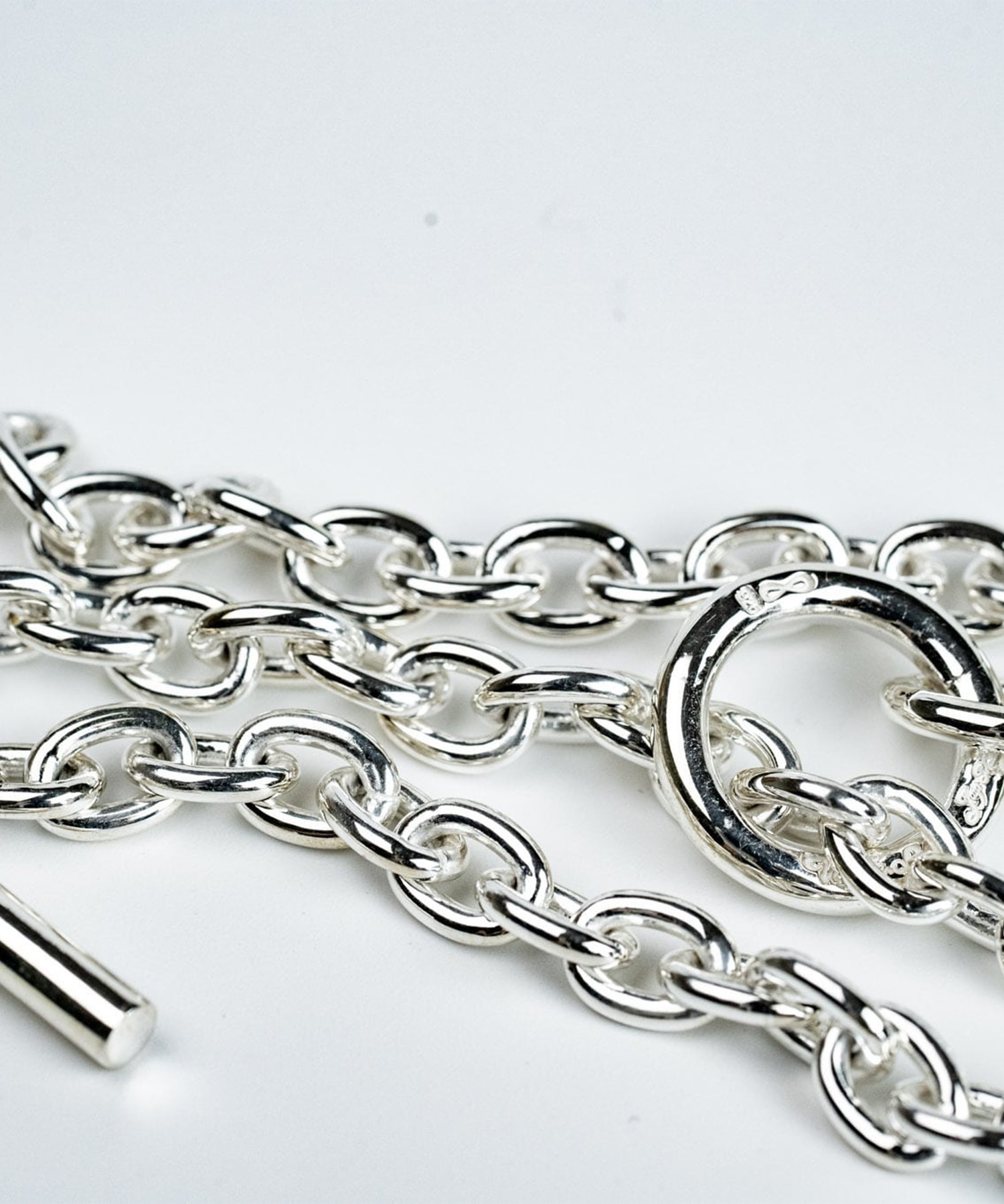 C-027 Hook connect necklace S 45cm WAKAN SILVER SMITH