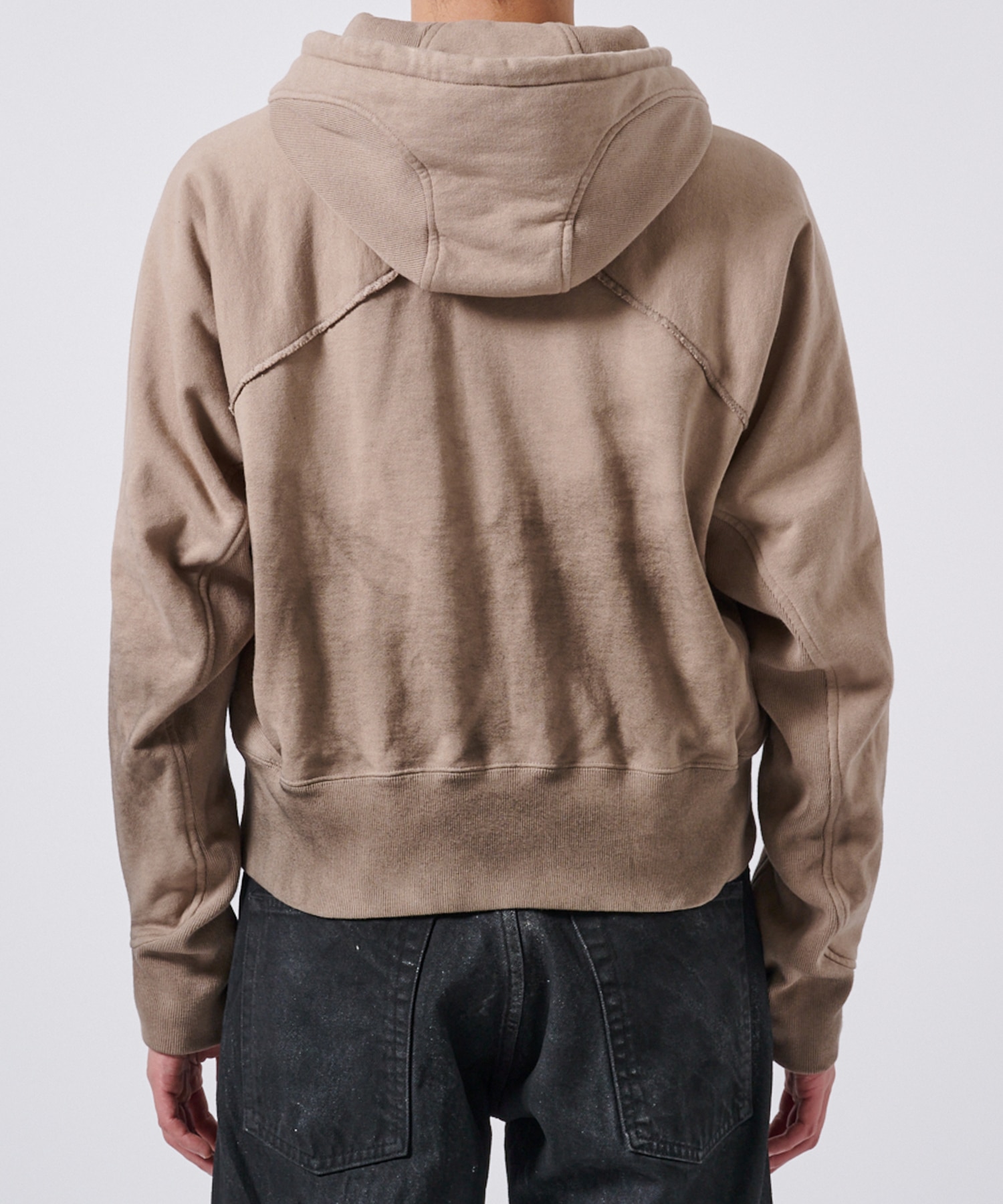 〈別注〉PANELLED ZIP UP HOODIE NVRFRGT