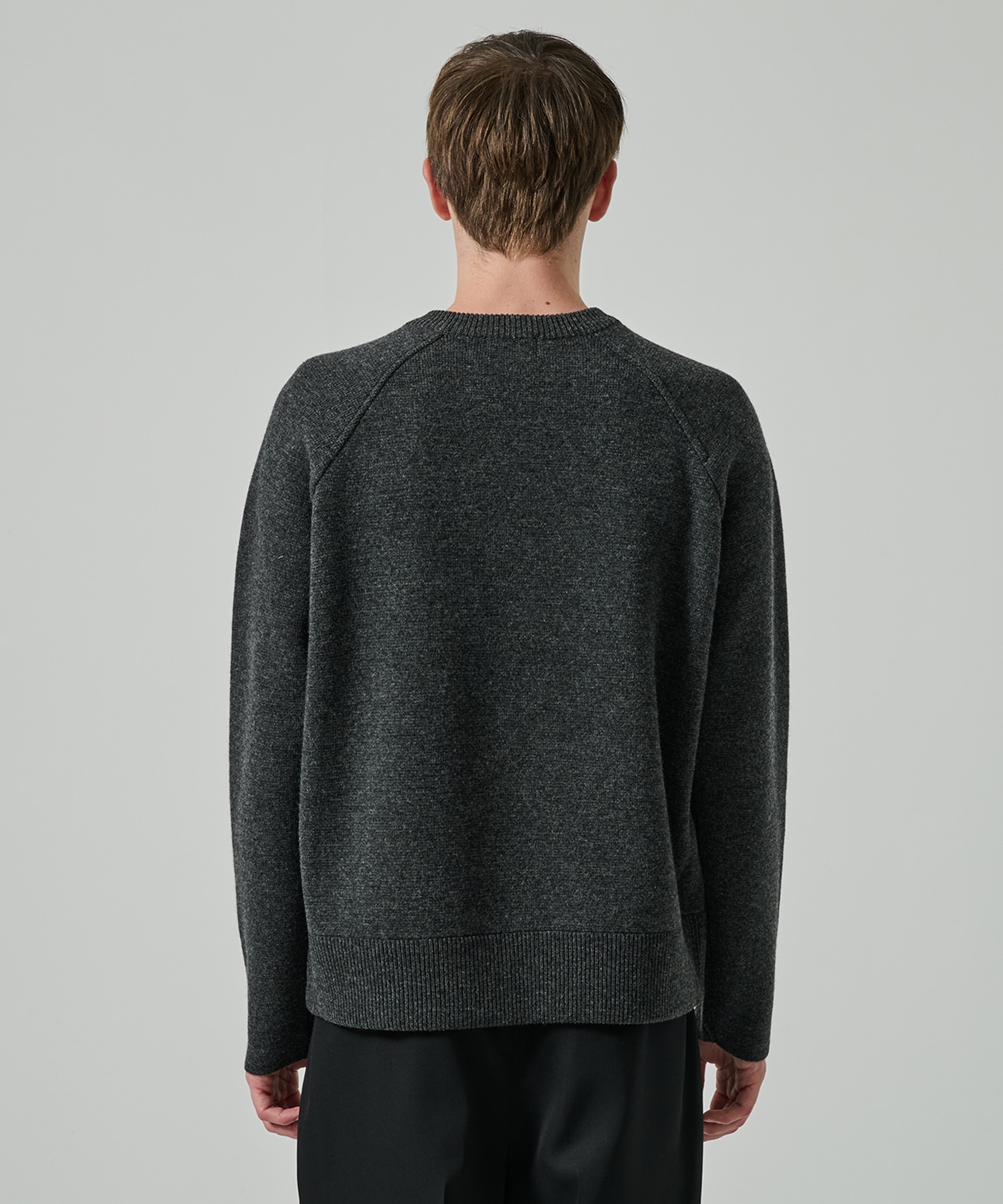 RERACS RAGLAN V NECK PULLOVER KNIT THE RERACS