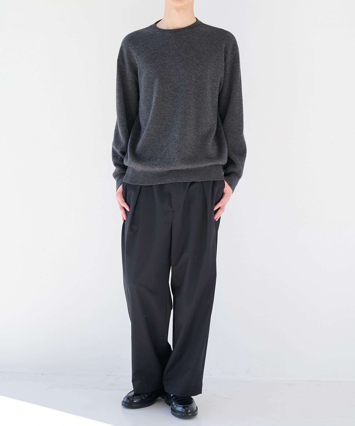 CASHMERE WOOL CREWNECK KNIT STUDIOUS