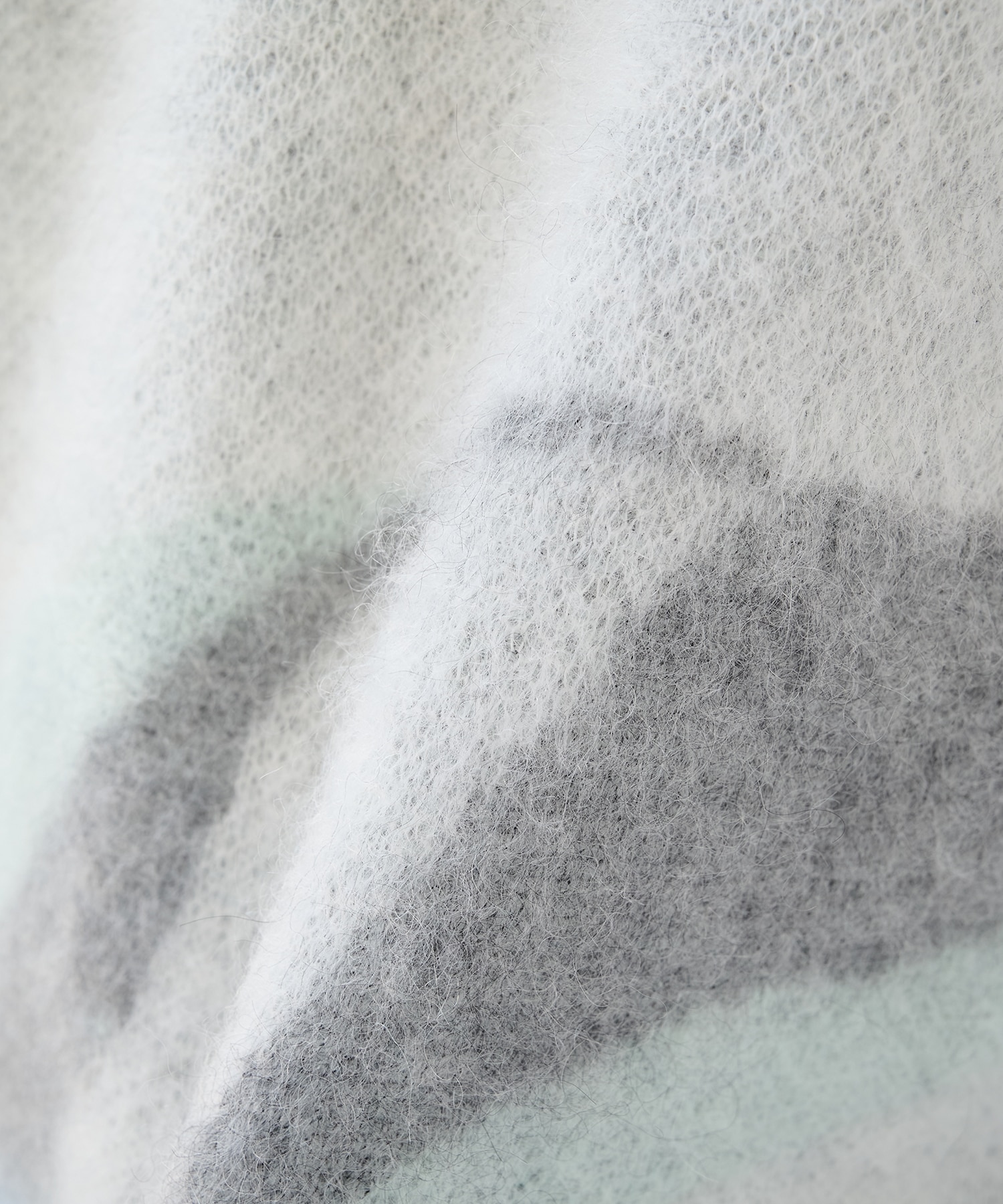 別注 Mohair Jacquard Crew Neck Knit WRAPINKNOT