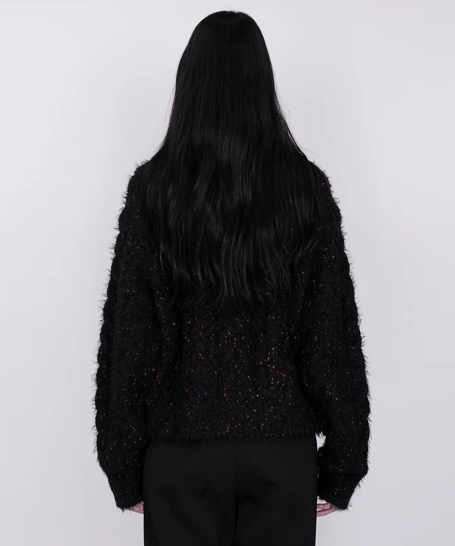 Color Nep Mole Knit Cardigan th products