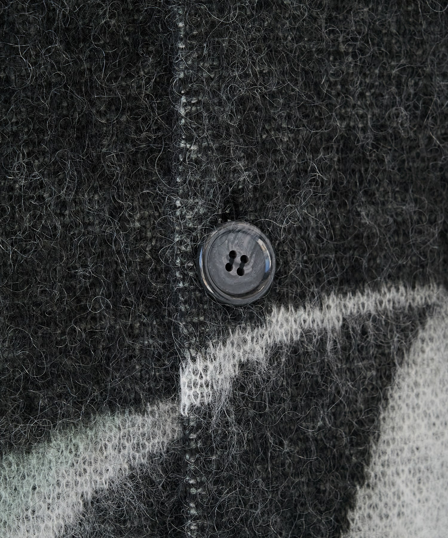 別注 Mohair Jacquard Cardigan WRAPINKNOT