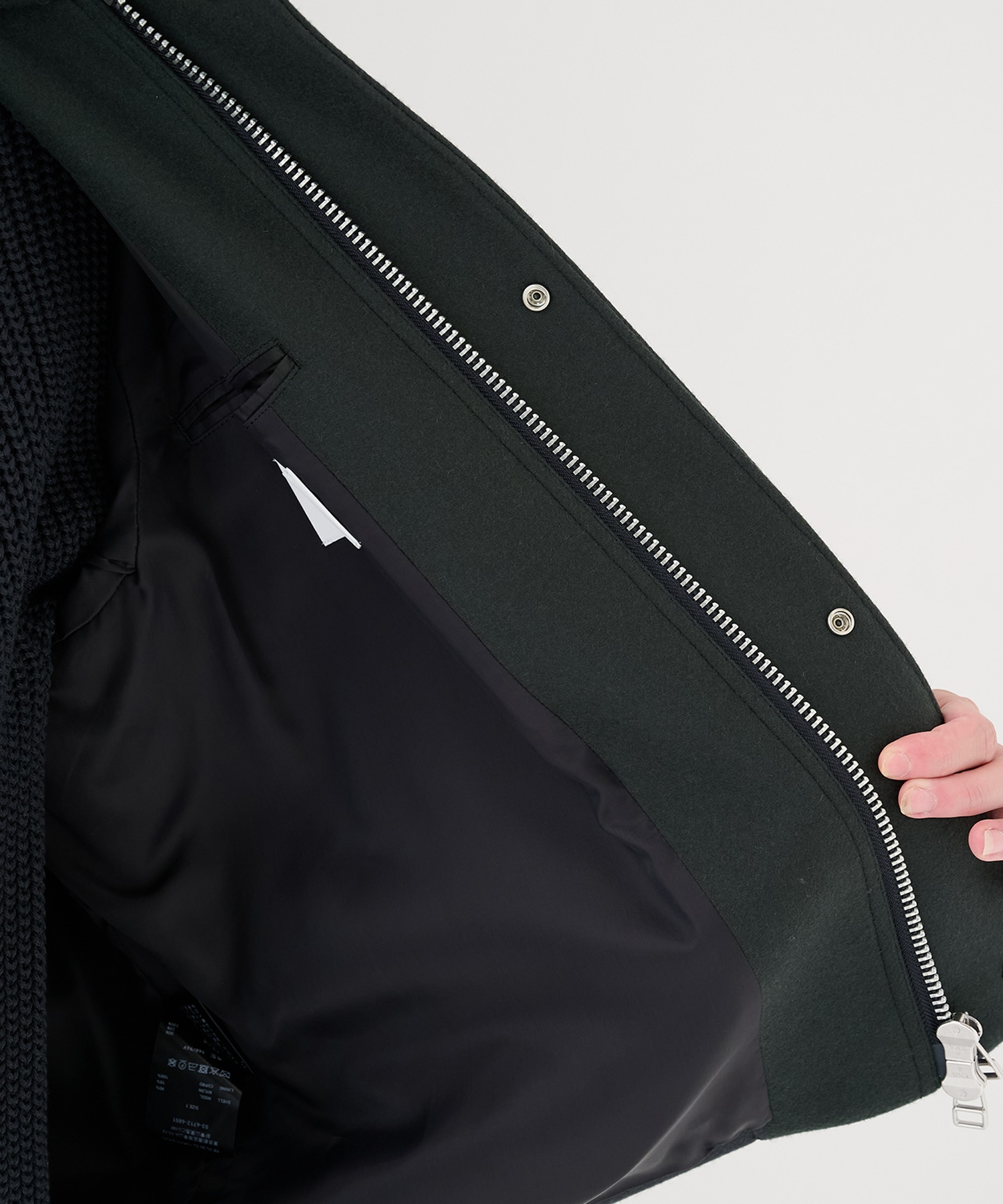 Super140 Wool Melton Short Mods STUDIOUS