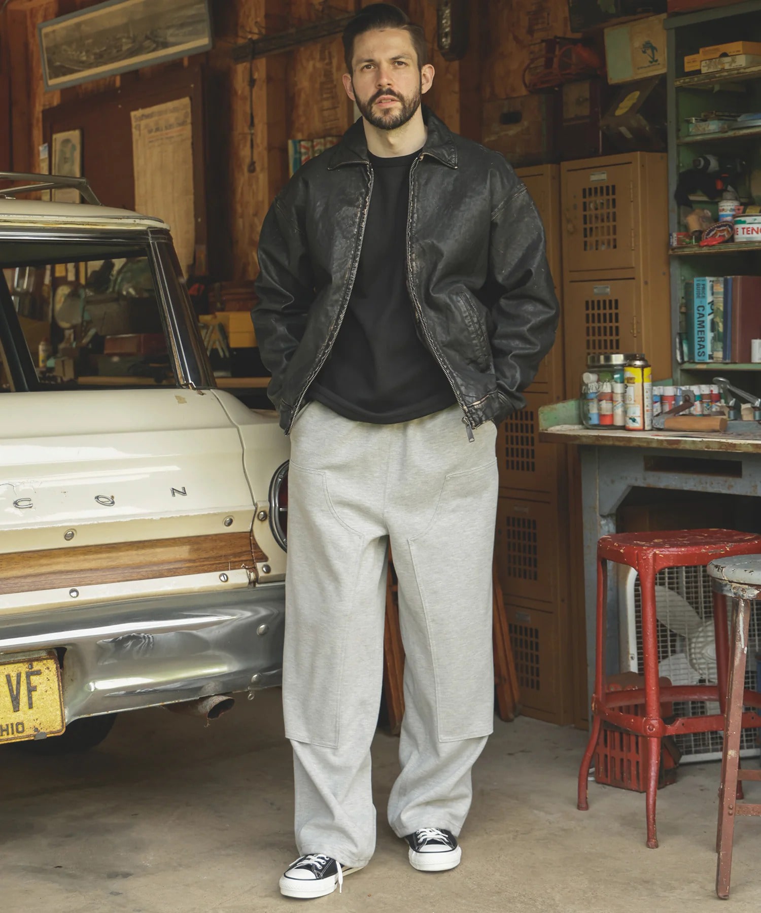 VINTAGE CRAFT SHEEP LEATHER /OVERSIZE RIDERS 