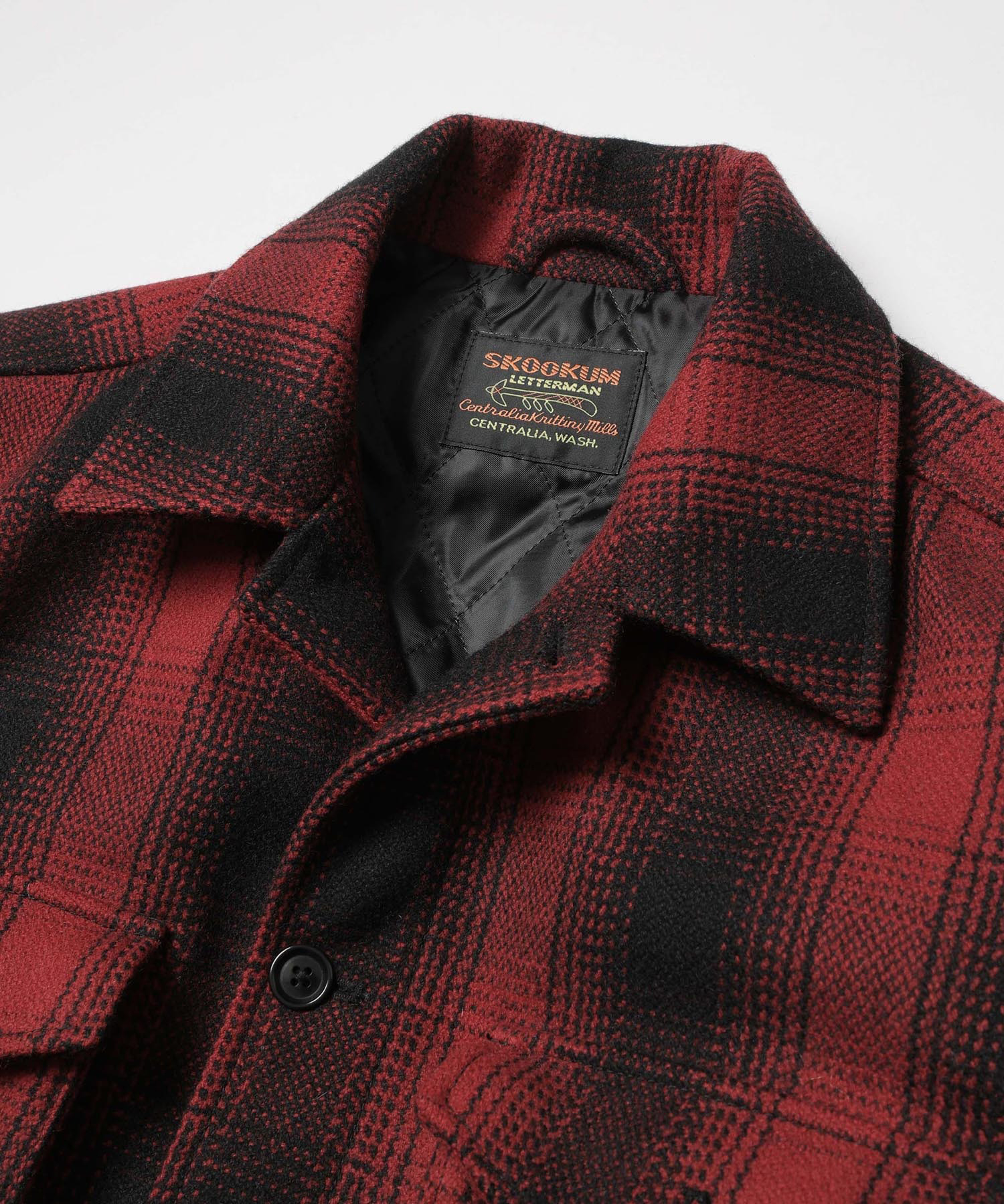 SKOOKUM COLLABORATION /MACKINAW JACKET MR.OLIVE