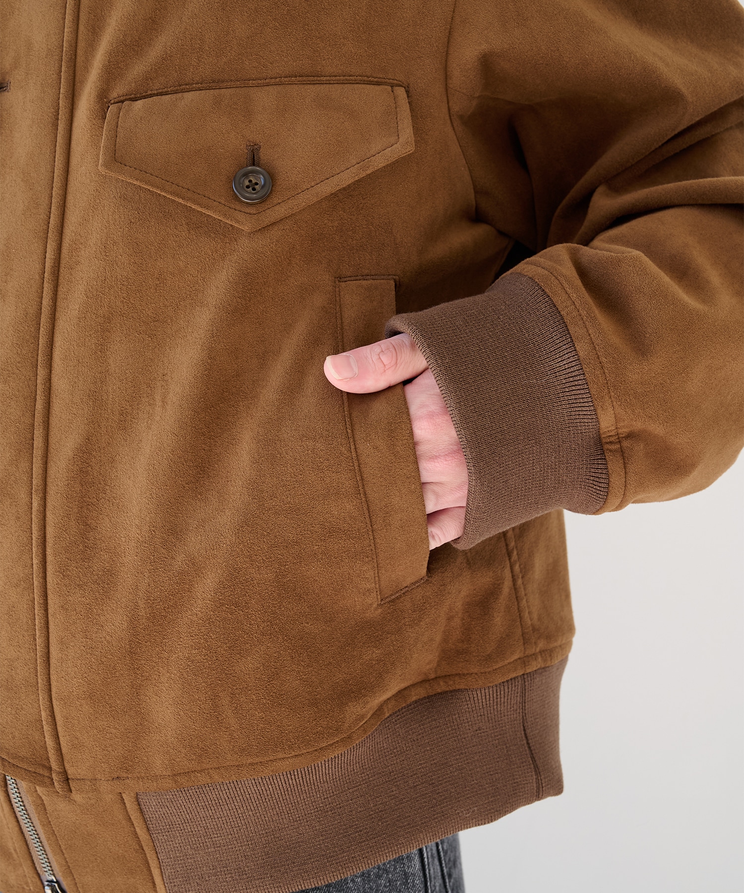 別注 4 Pockets Zip-up Rib Blouson UJOH HOMME