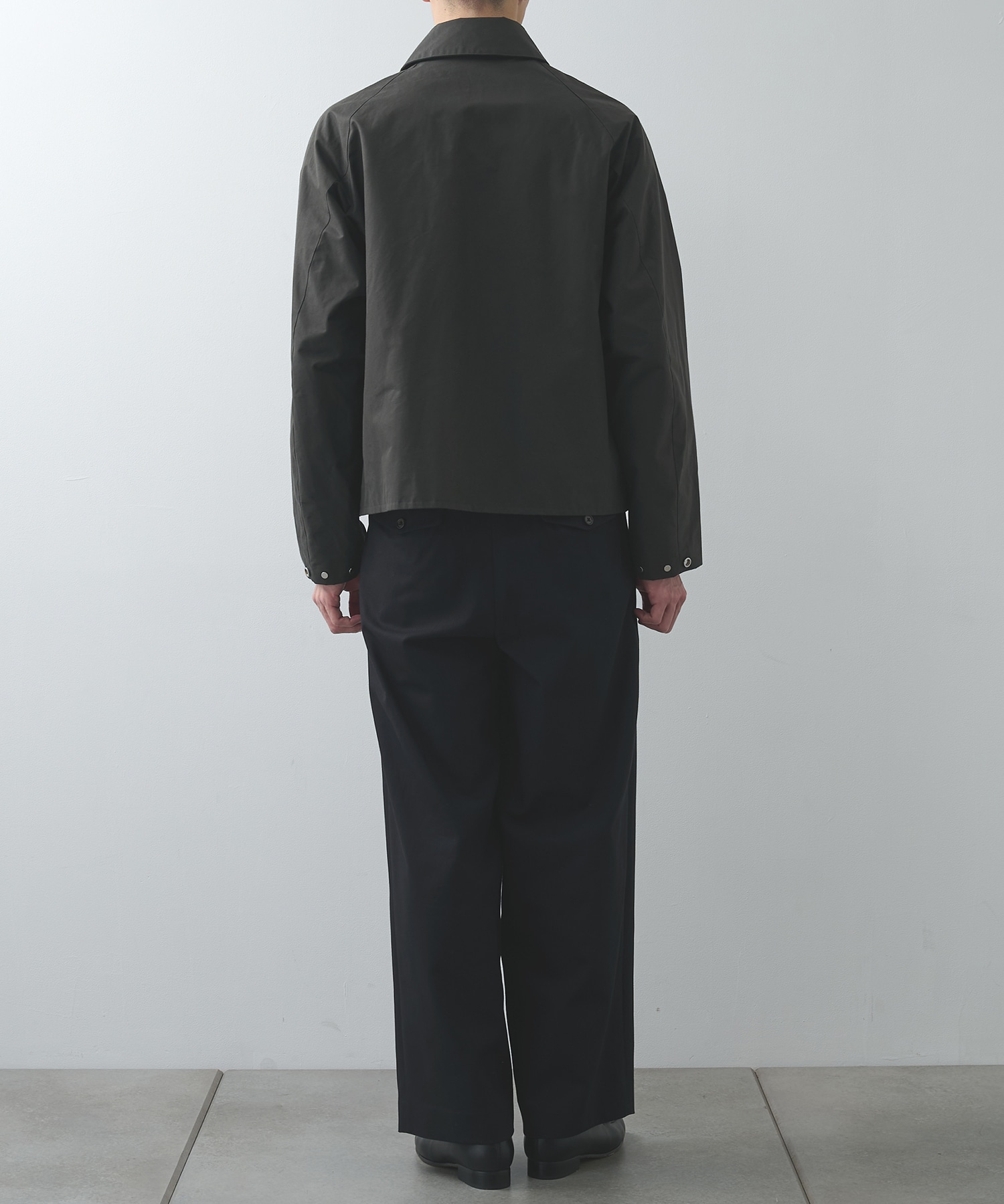 オーガニックコットン ヘビーオールウェザークロス / ジップアップジャケット MARKAWARE/marka