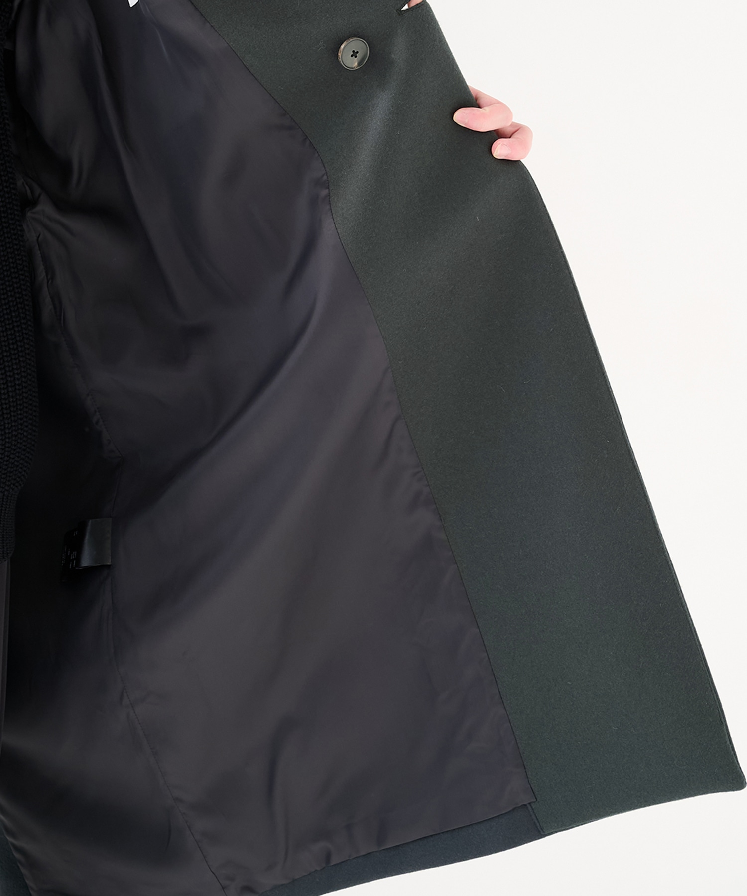 Super140 Wool Melton Over Chester Coat STUDIOUS