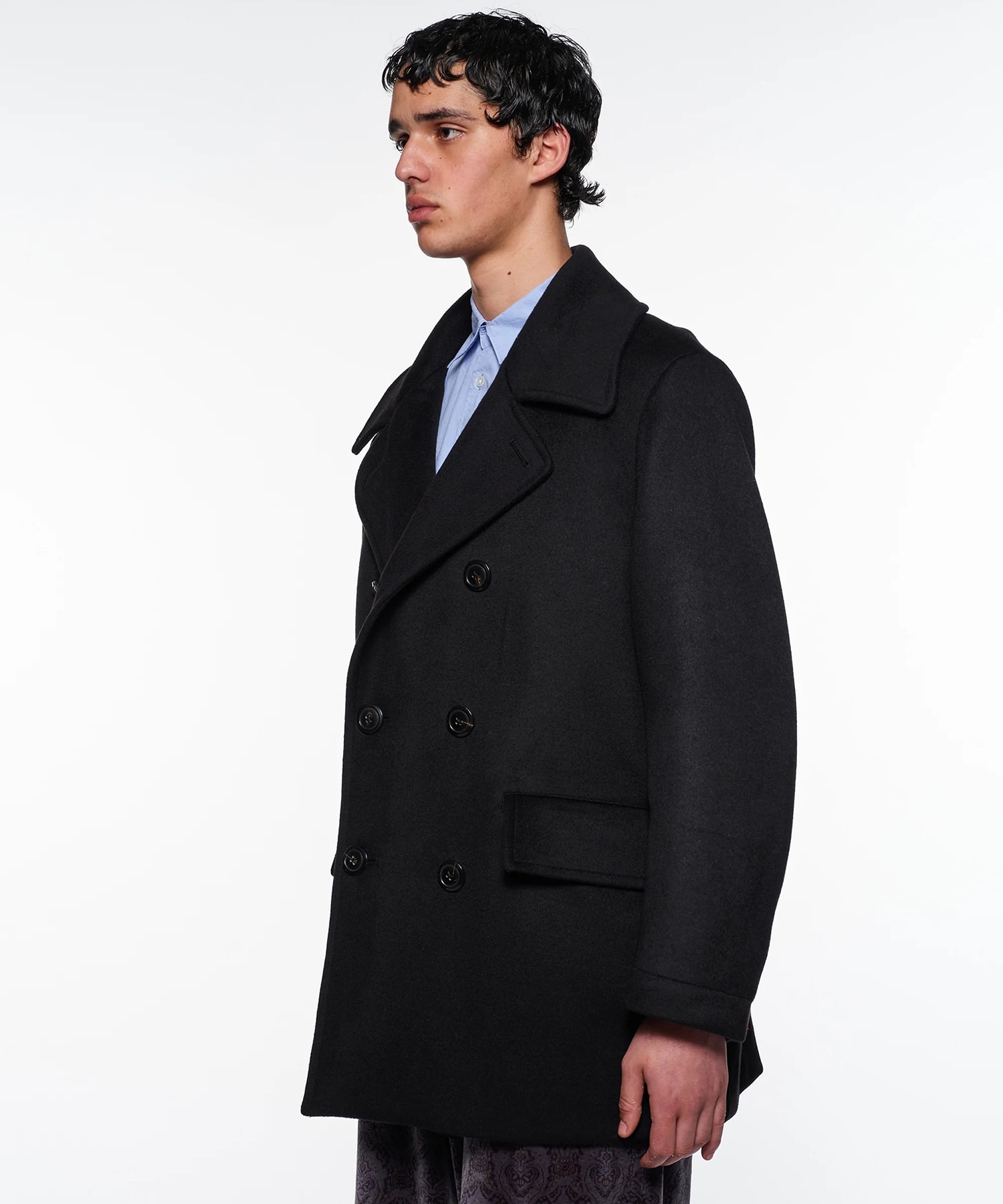 ウールシルクカシミヤビーバー / ブリッジコート MARKAWARE/marka