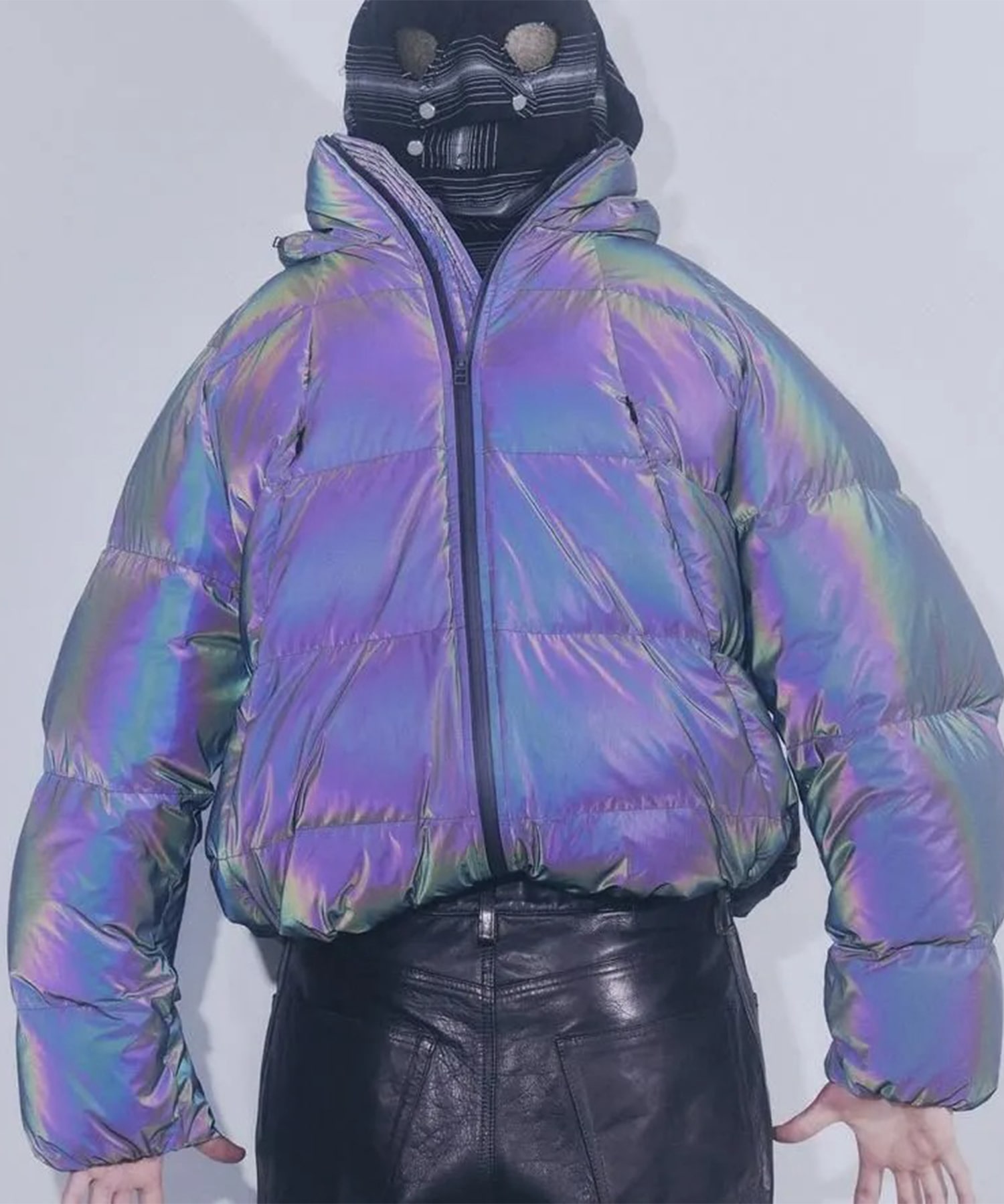 CURVY DOWN JACKET HOLO REFLECTIVE ROTOL