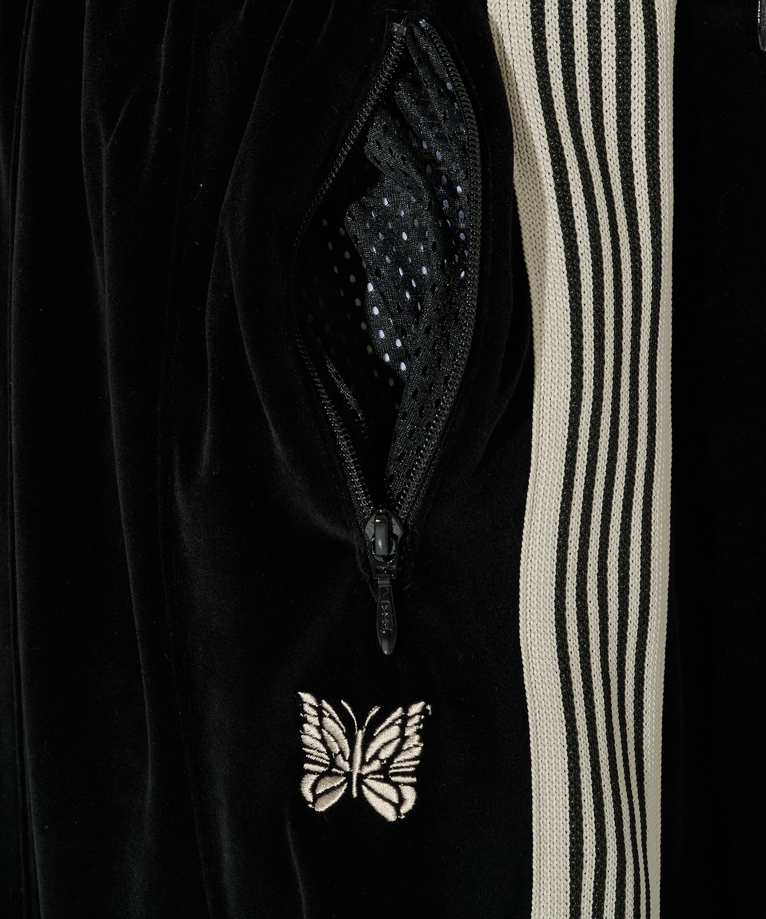 別注 H.D. Track Pant- C/PE Velour NEEDLES