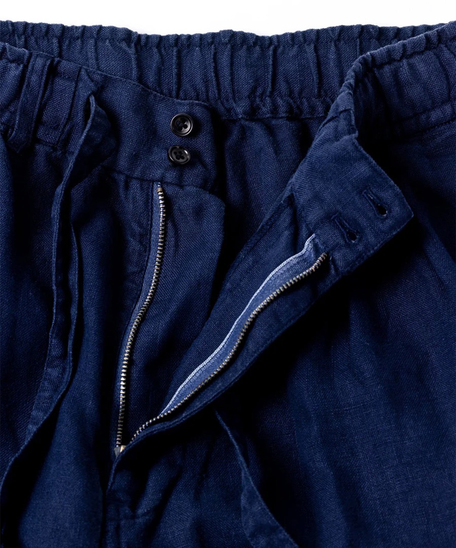 SULFUR DYED LINEN WIDE EASY PANTS ANACHRONORM