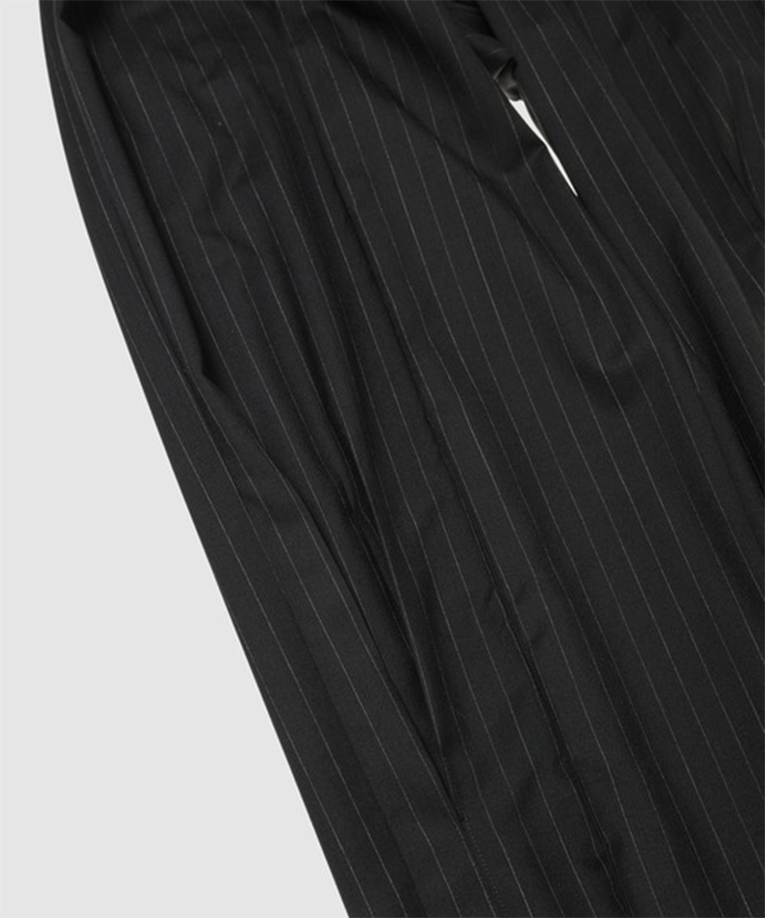 Pleated Stripe Summer Wool Pants KHOKI