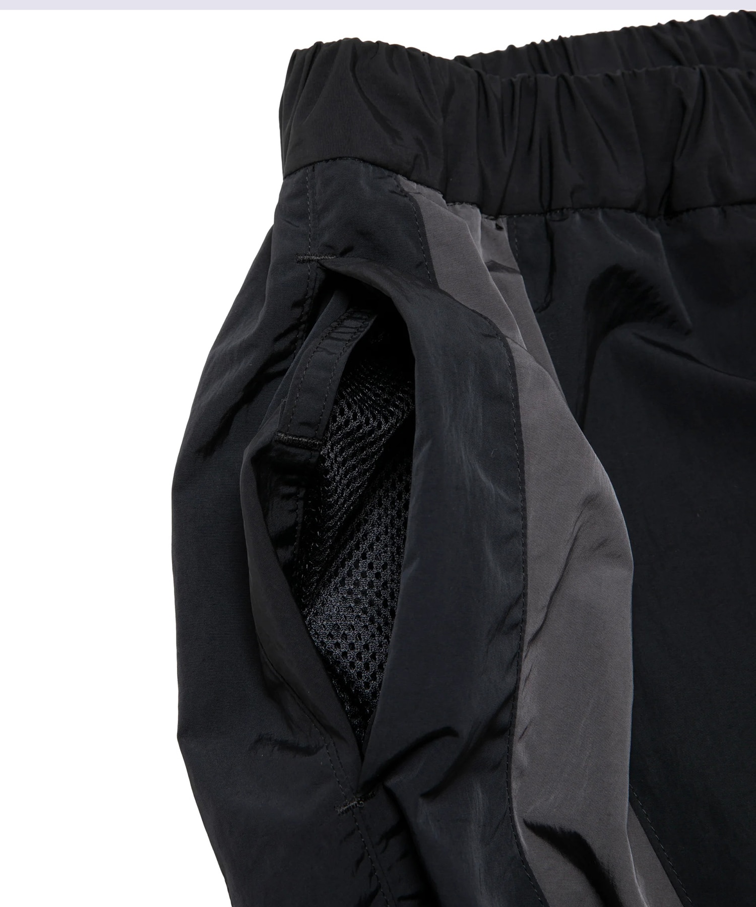 Nylon Paneling Shin Cut Wide Track Pants COOTIE PRODUCTIONS