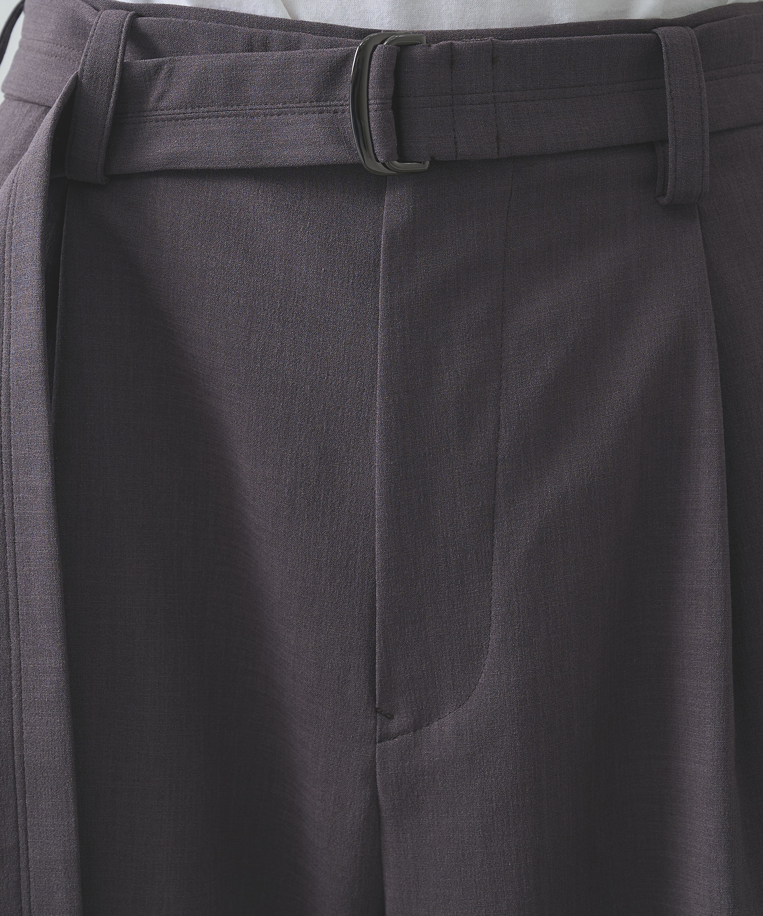 別注 Belted Wide Flare Pants UJOH HOMME