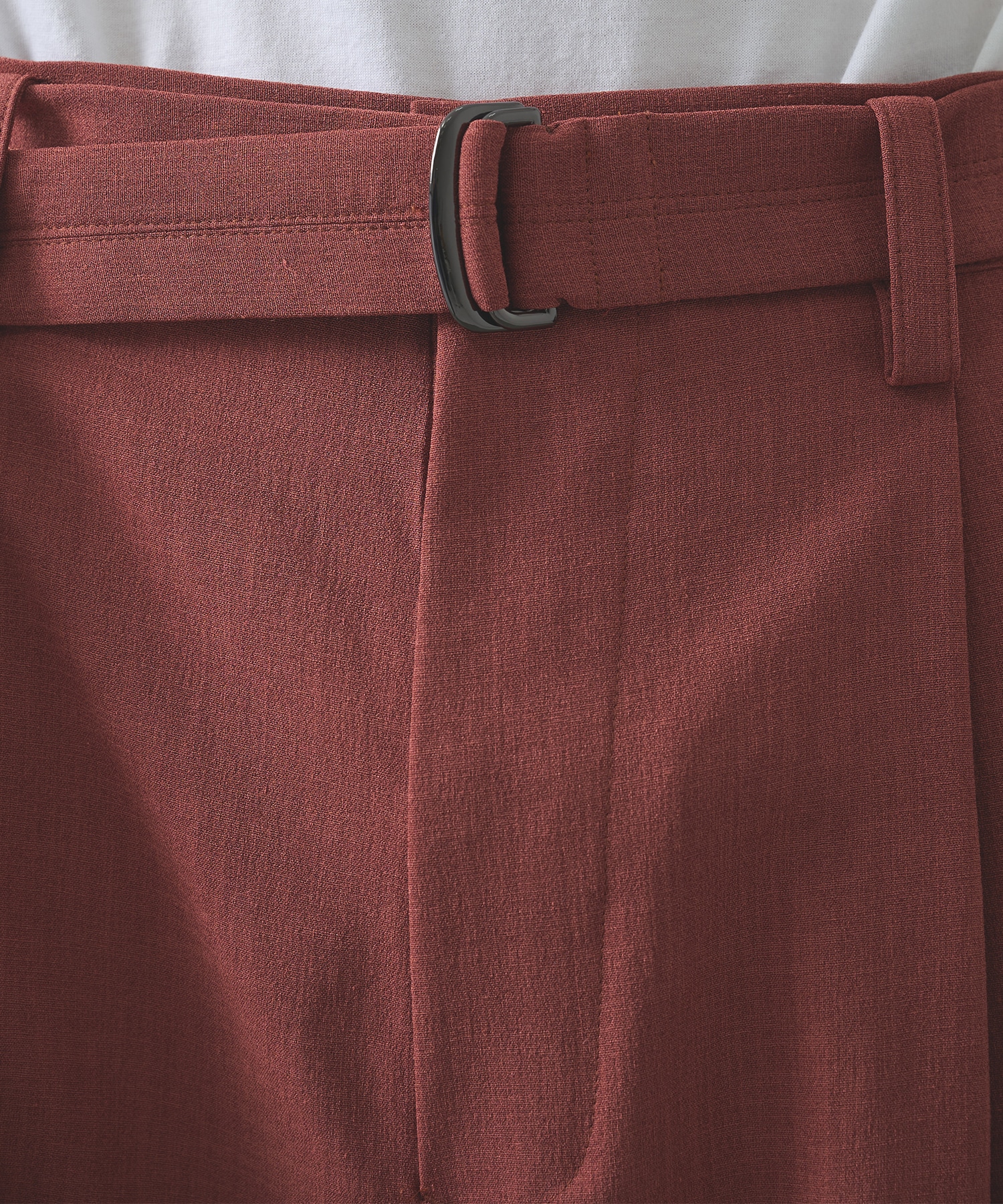 別注 Belted Wide Flare Pants UJOH HOMME