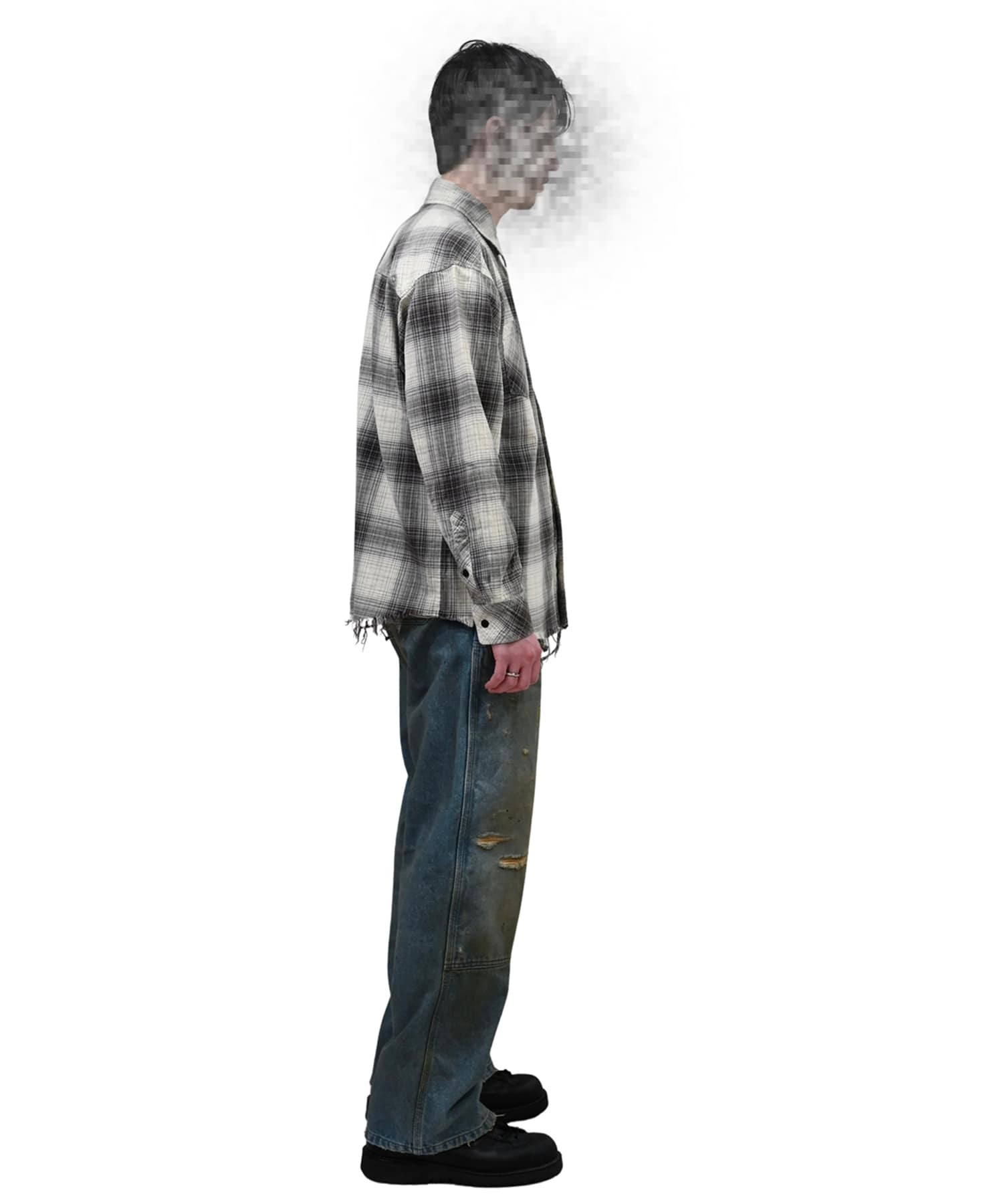 Damaged Work Pants MIYAGIHIDETAKA