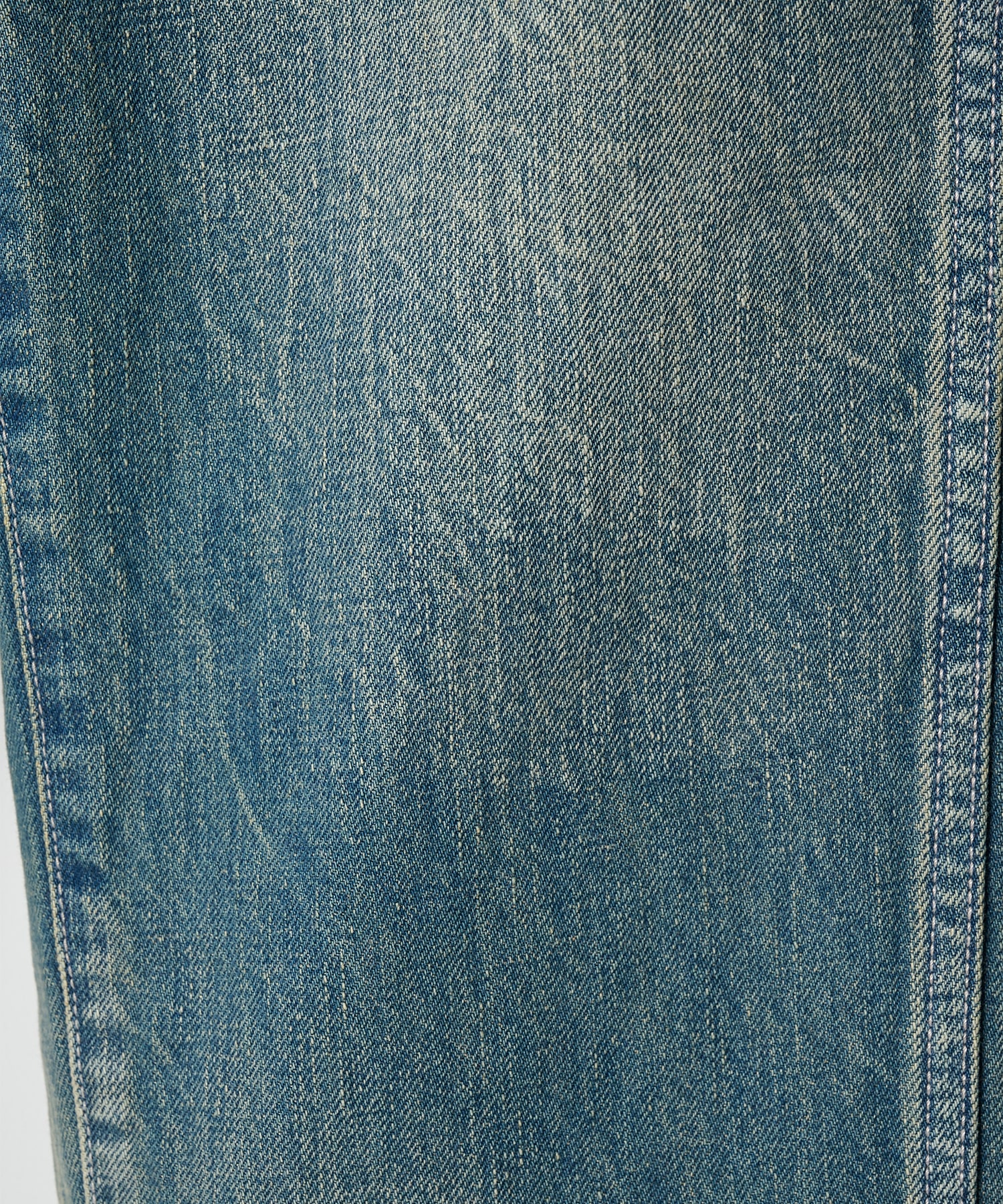 Triple Seams 6P Denim Wide Damage ROTOL