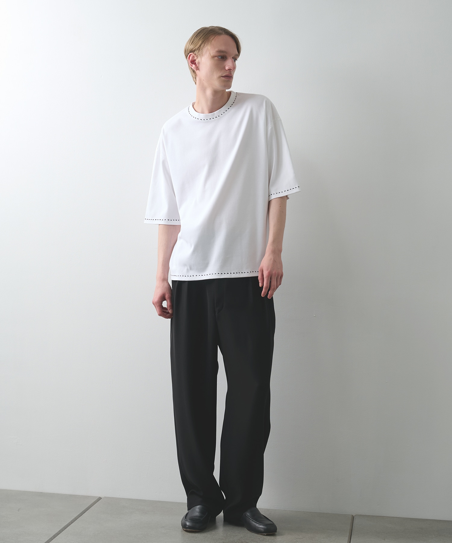 Dry Double Cloth 3Tuck Semi Wide Pant CULLNI