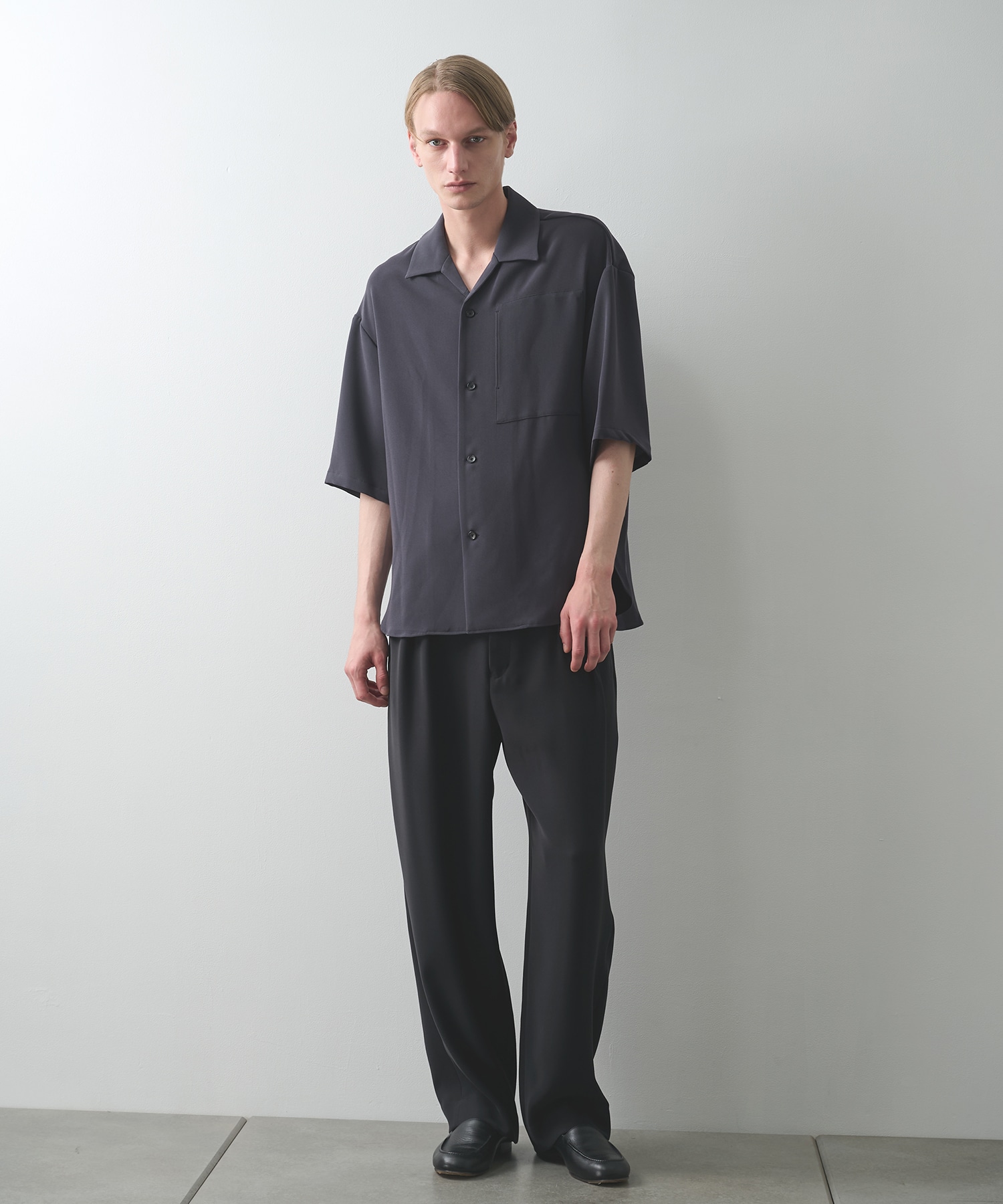 Dry Double Cloth 3Tuck Semi Wide Pant CULLNI