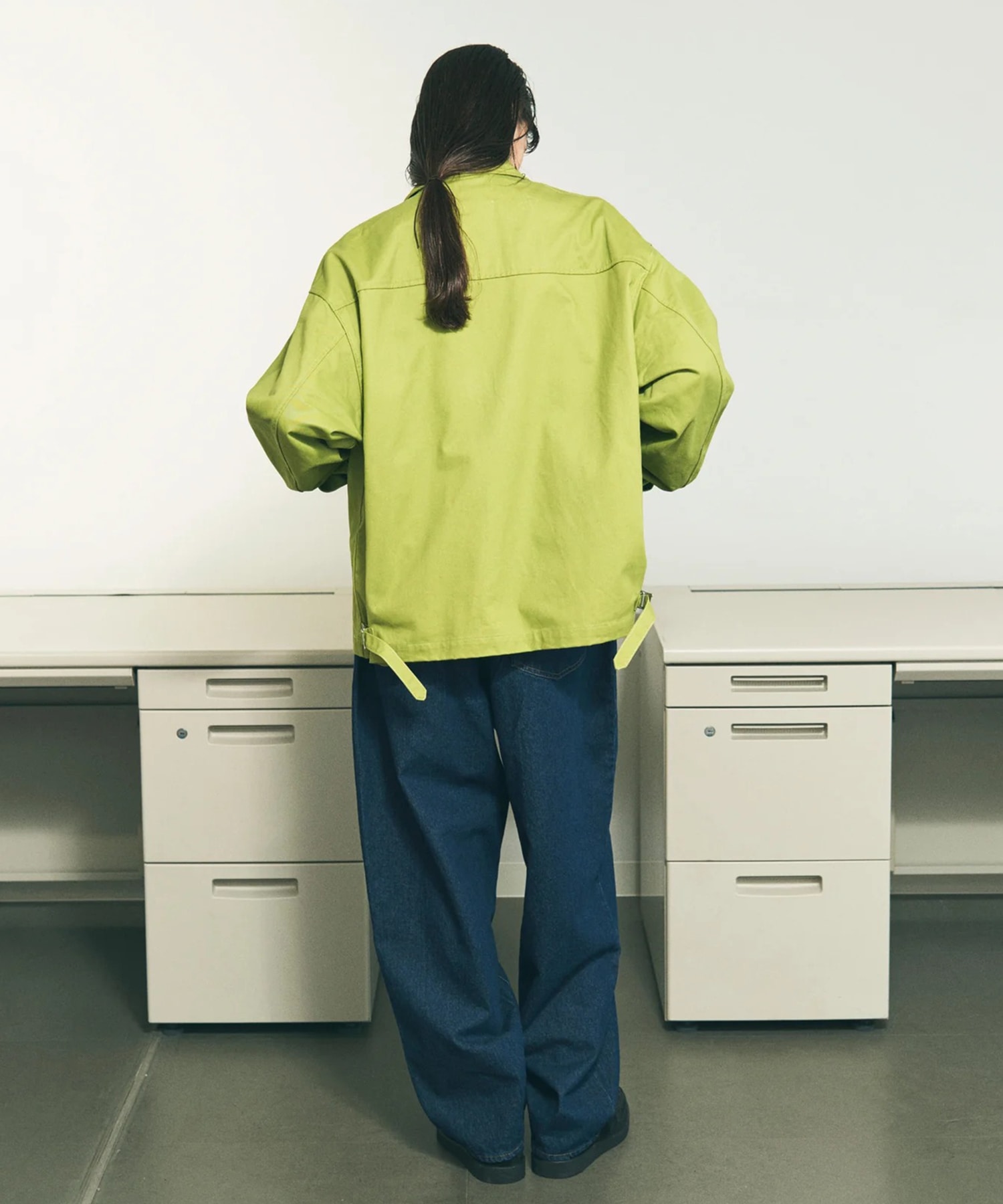 TWILL ZIP WORK JACKET PHINGERIN